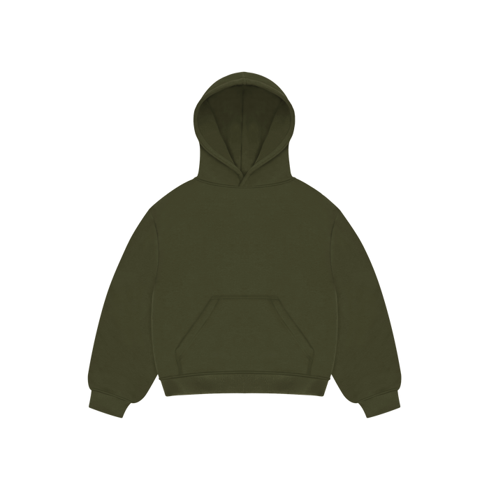 Military Green Bulk Hoodie