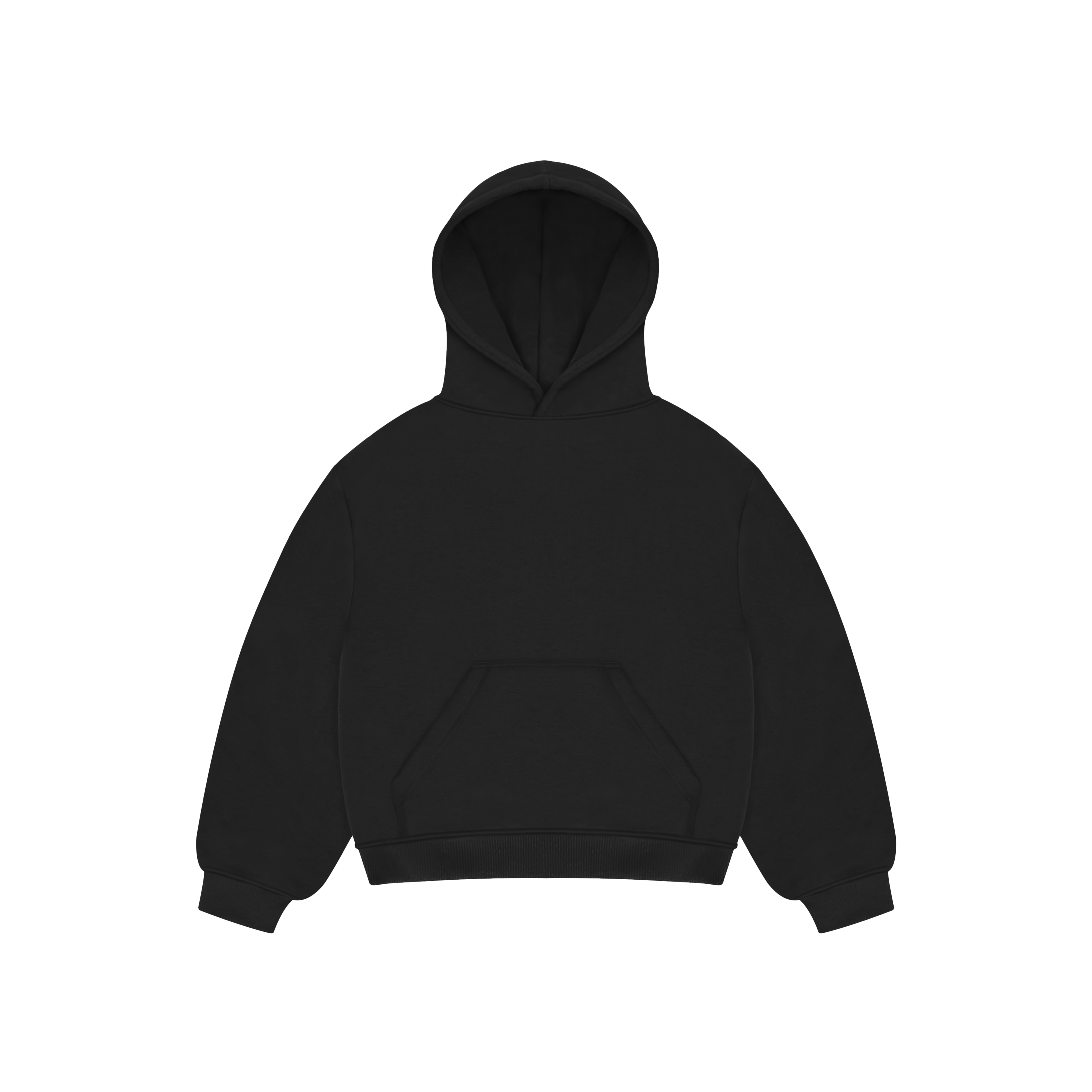 Jet Black Bulk Hoodie