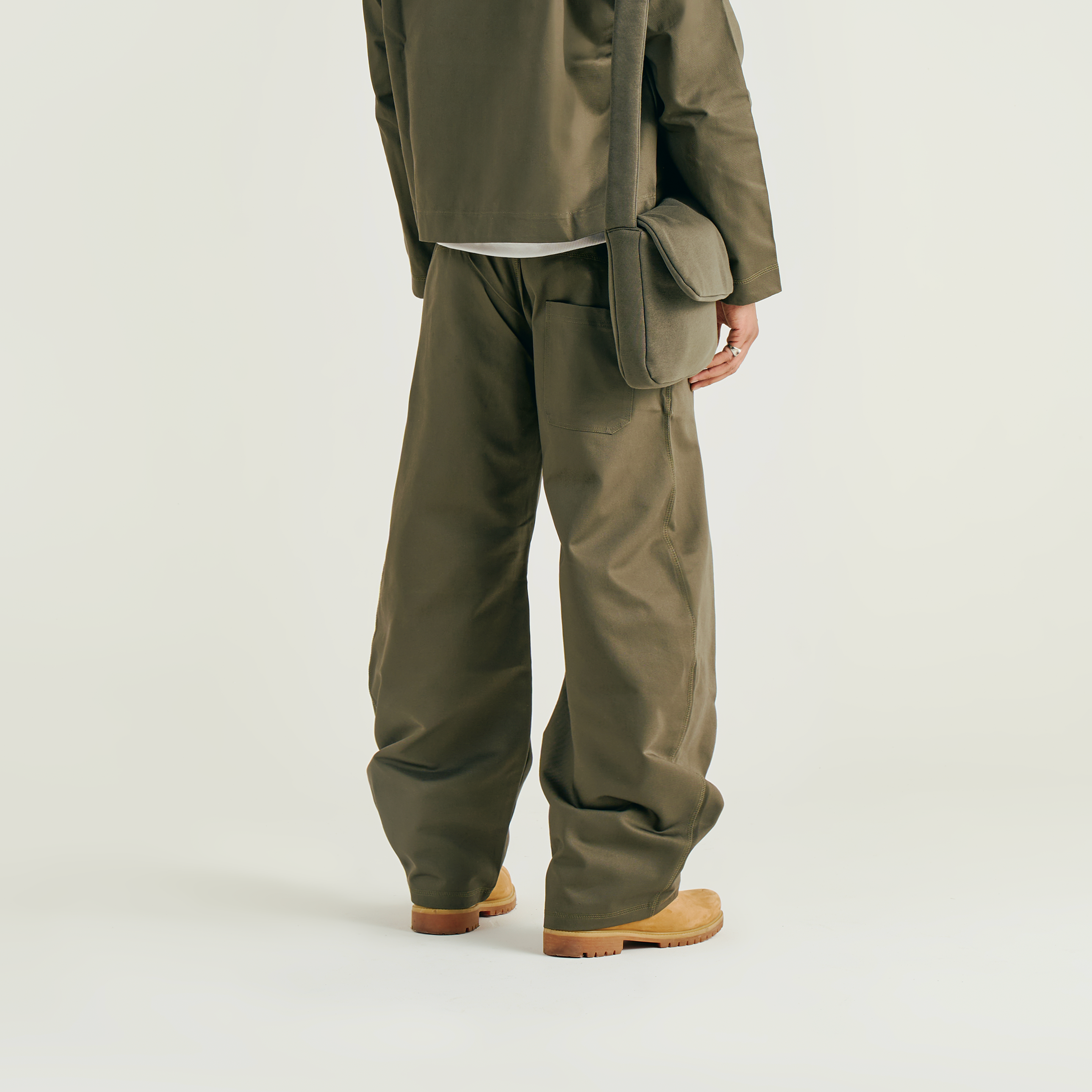 Military Green Arch Pants