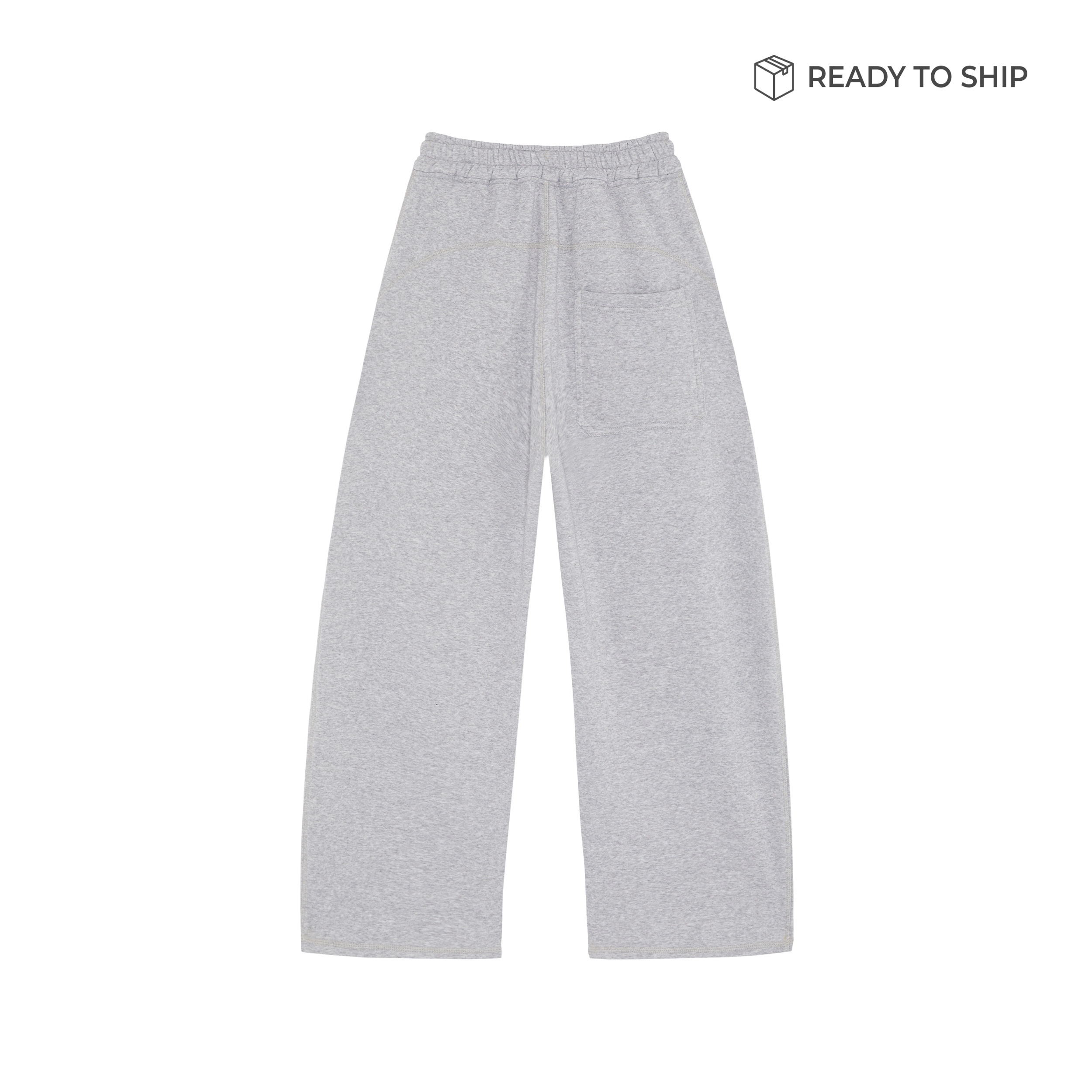 Pantaloni della tuta grigi da palestra Premium 500 g/m²