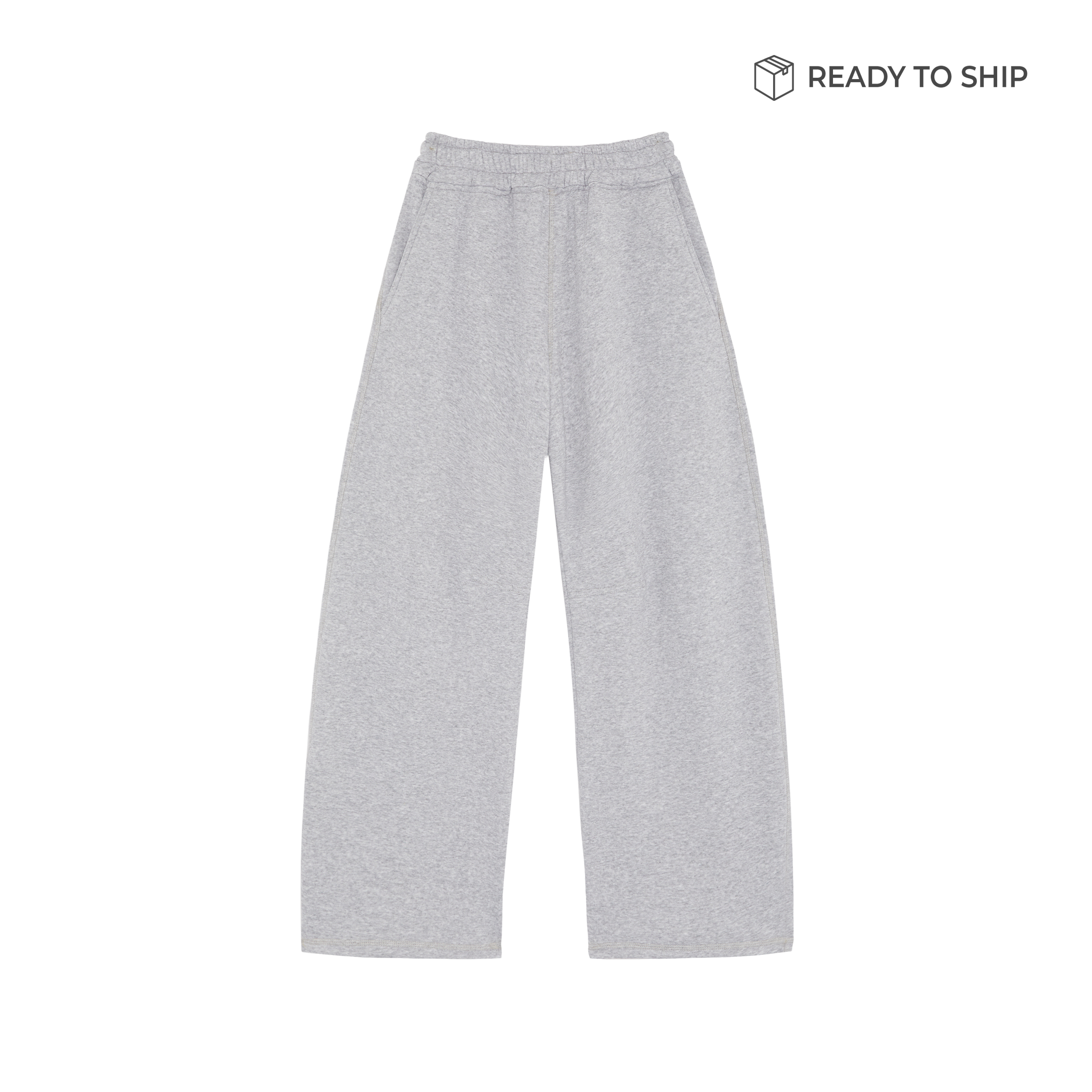 Pantaloni della tuta grigi da palestra Premium 500 g/m²