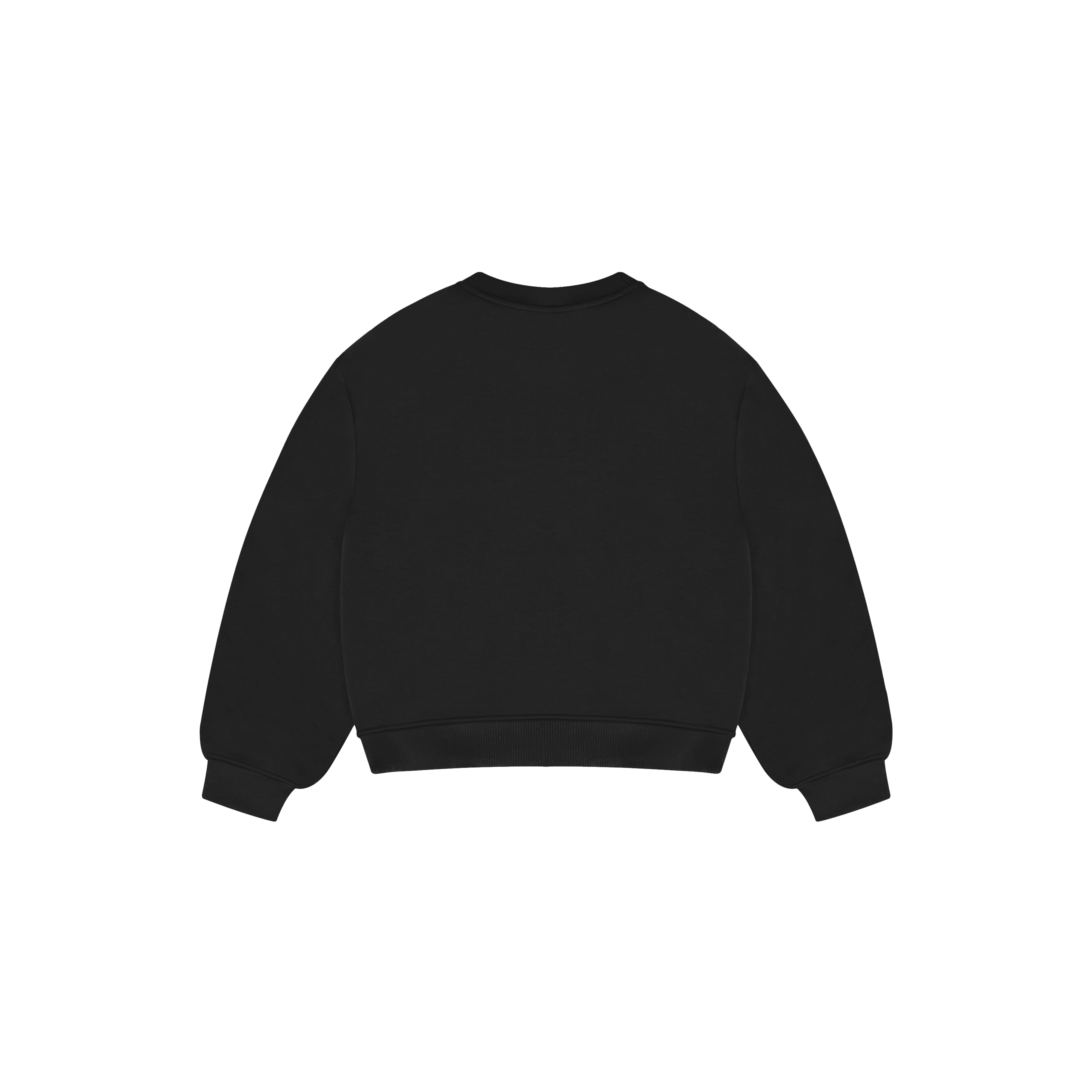 Jet Black Bulk Crewneck
