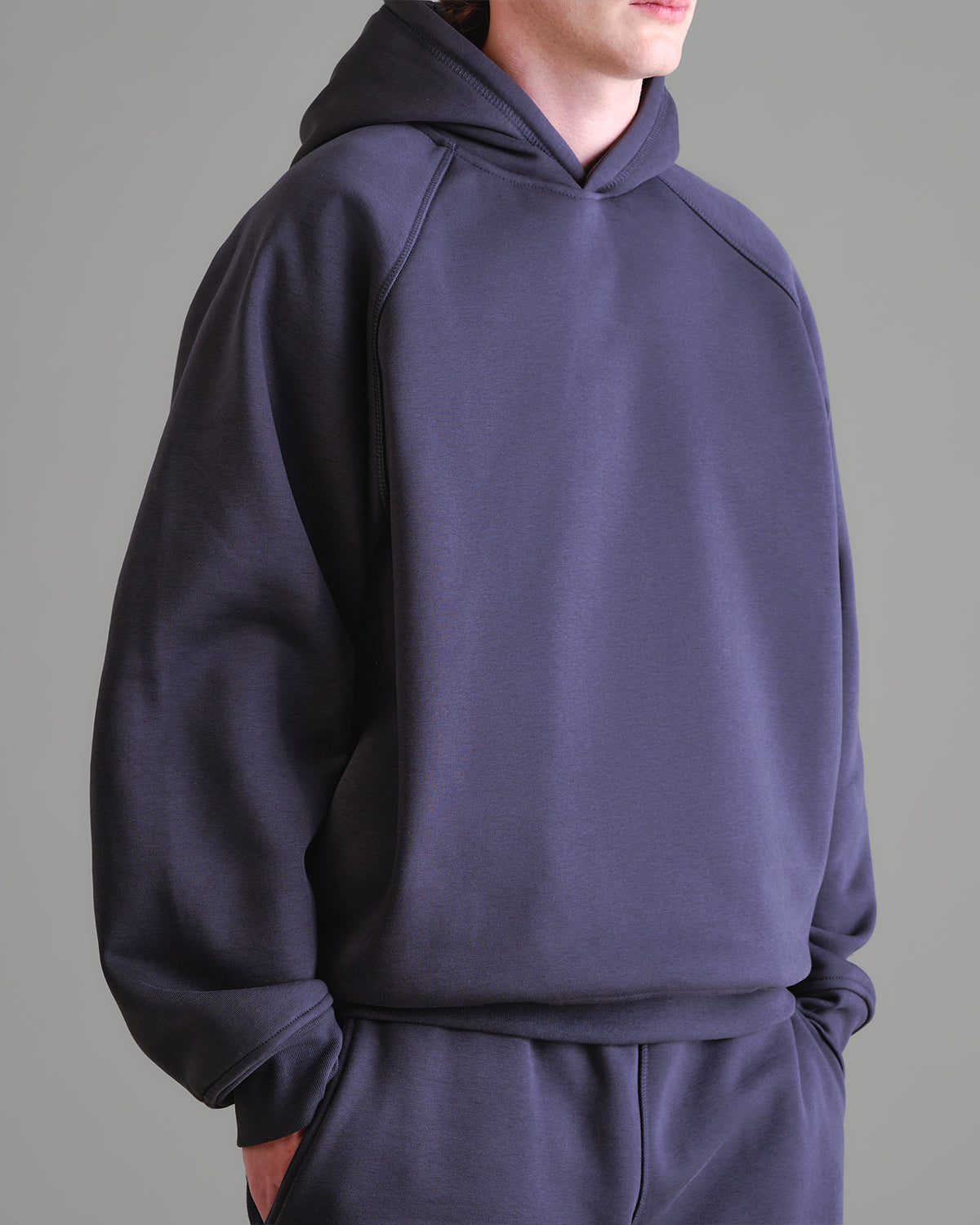 Premium 500gsm Anthracite Hoodie
