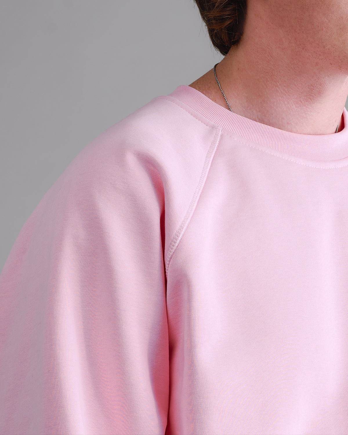 Premium 500gsm Baby Pink Crewneck
