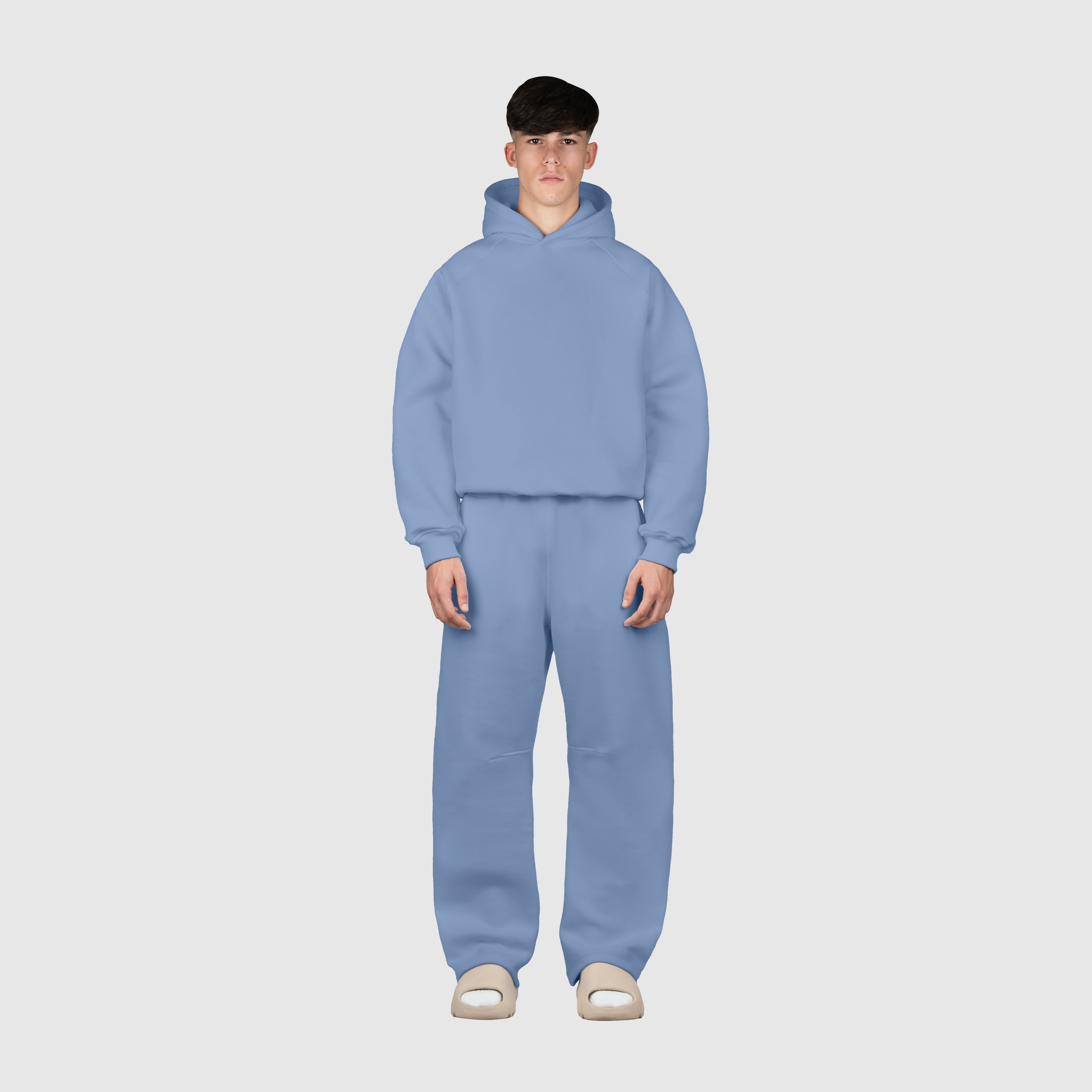 EVERYDAY CLOUDY BLUE HOODIE-Hoodie-Lomalab-Lomalab