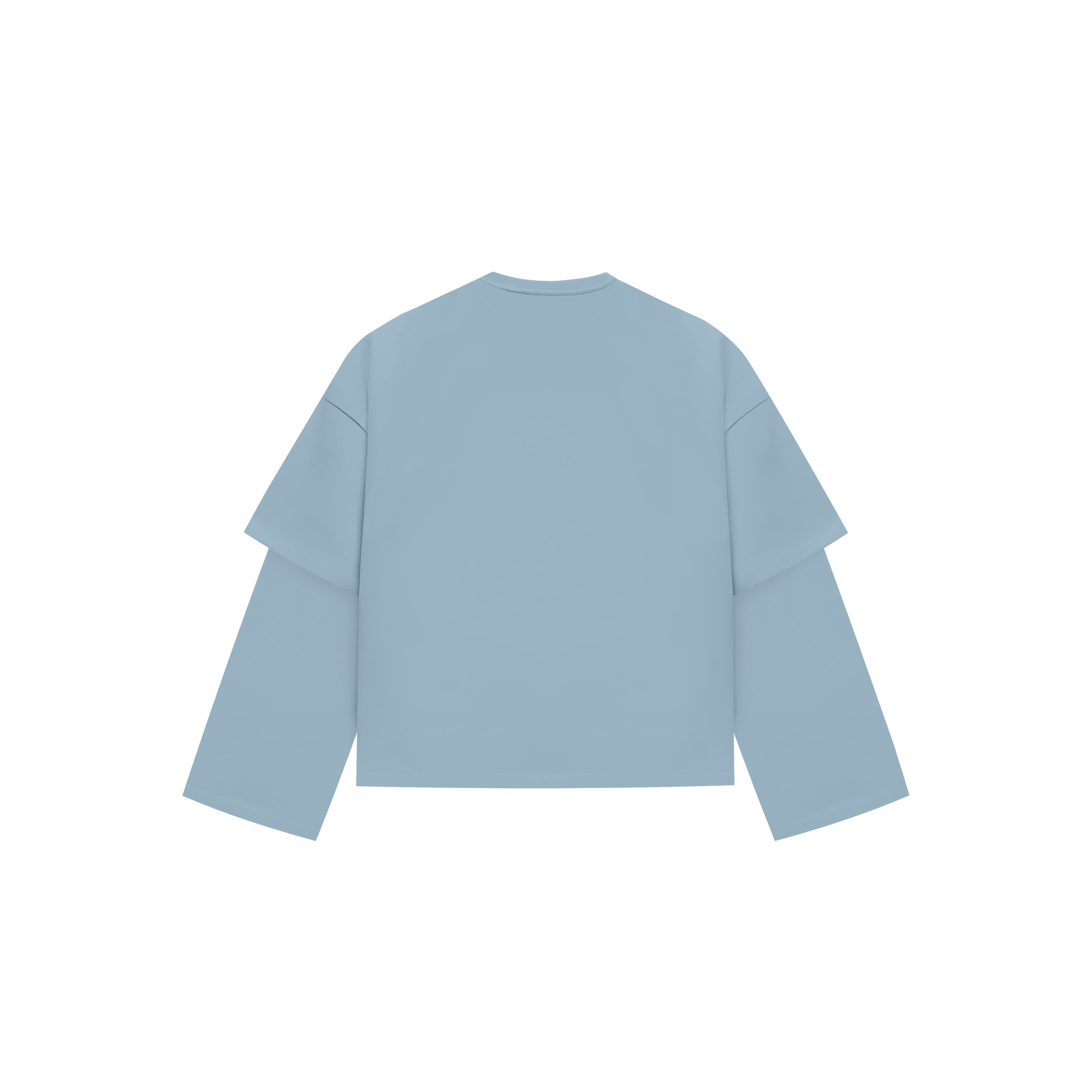 Everyday Ice Grey Double-Sleeve Tee
