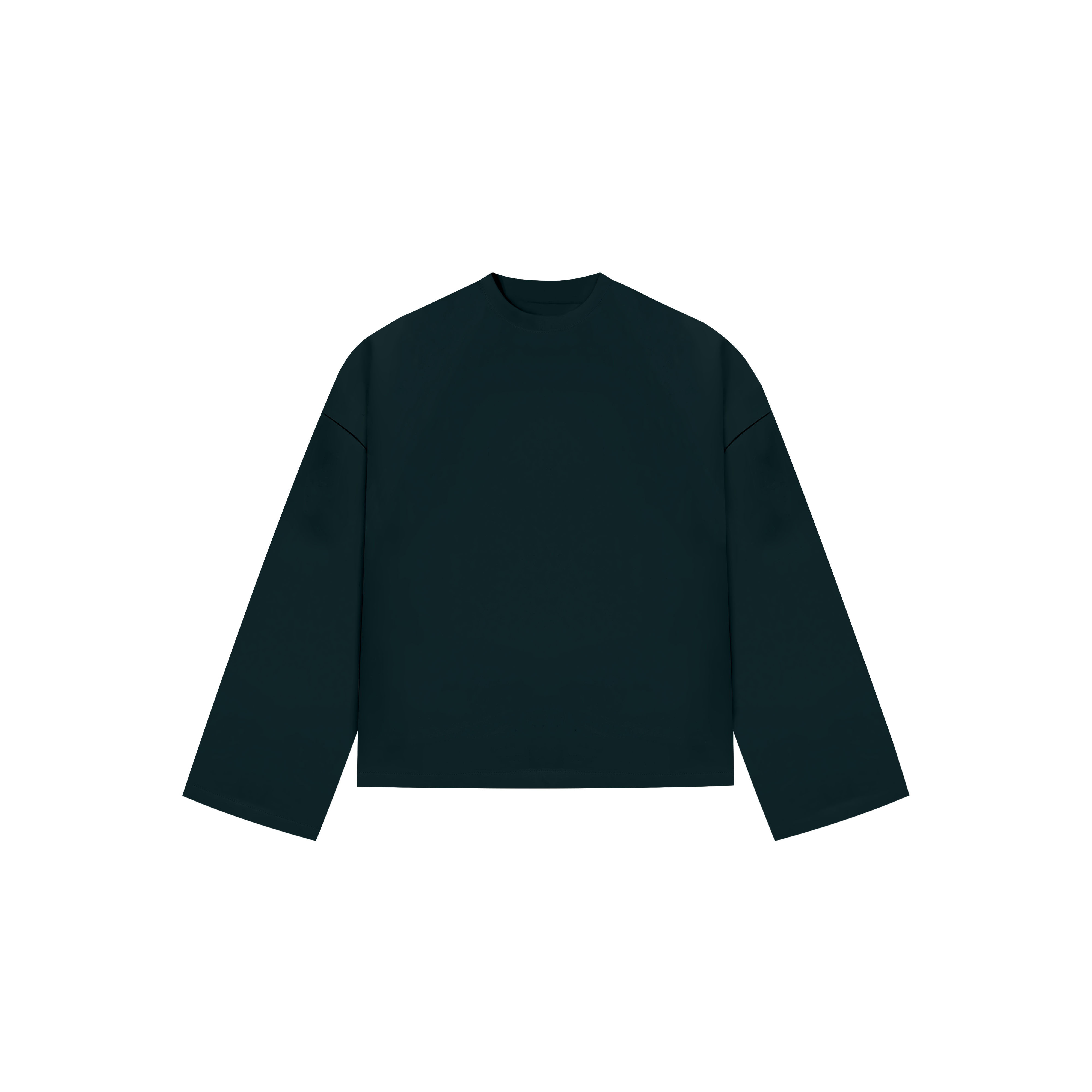 Heavyweight Bottle Green Longsleeve