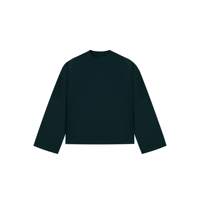 Heavyweight Bottle Green Longsleeve