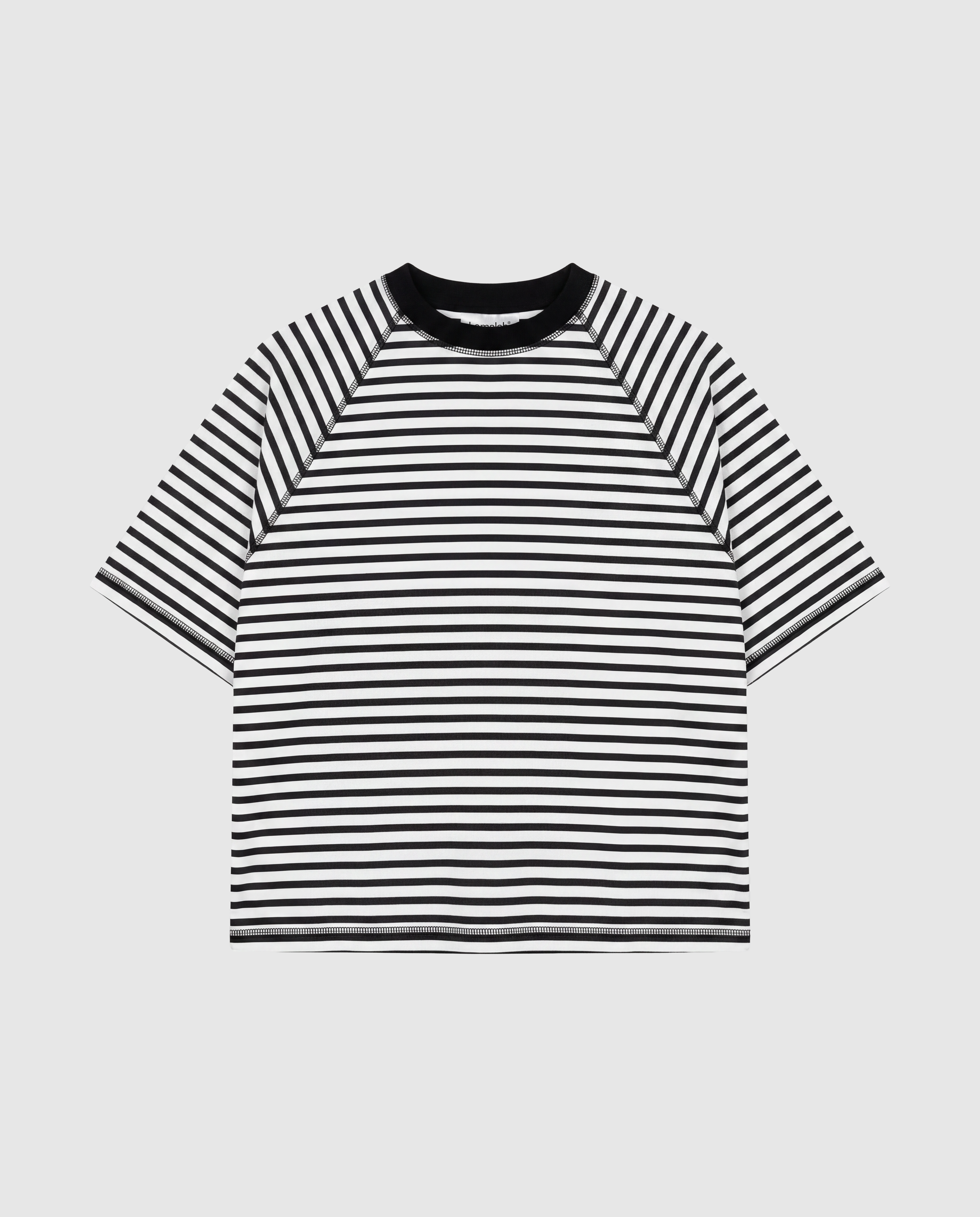 Stripes Tee - Jet Black