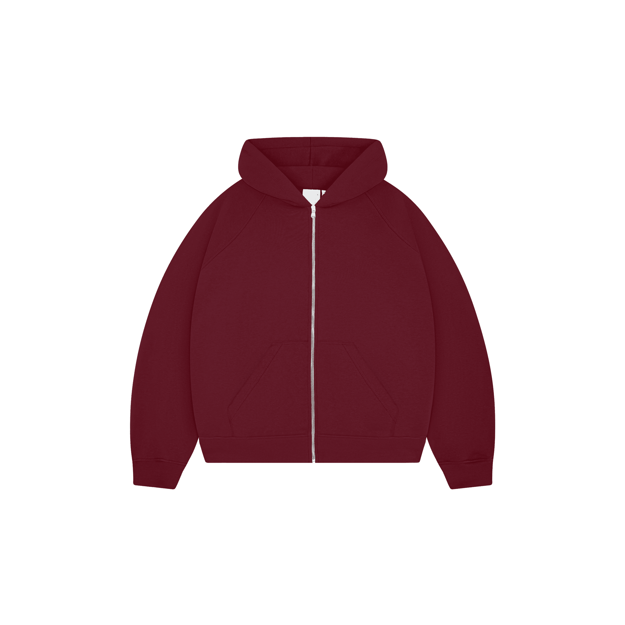 EVERYDAY CHERRY RED ZIP HOODIE