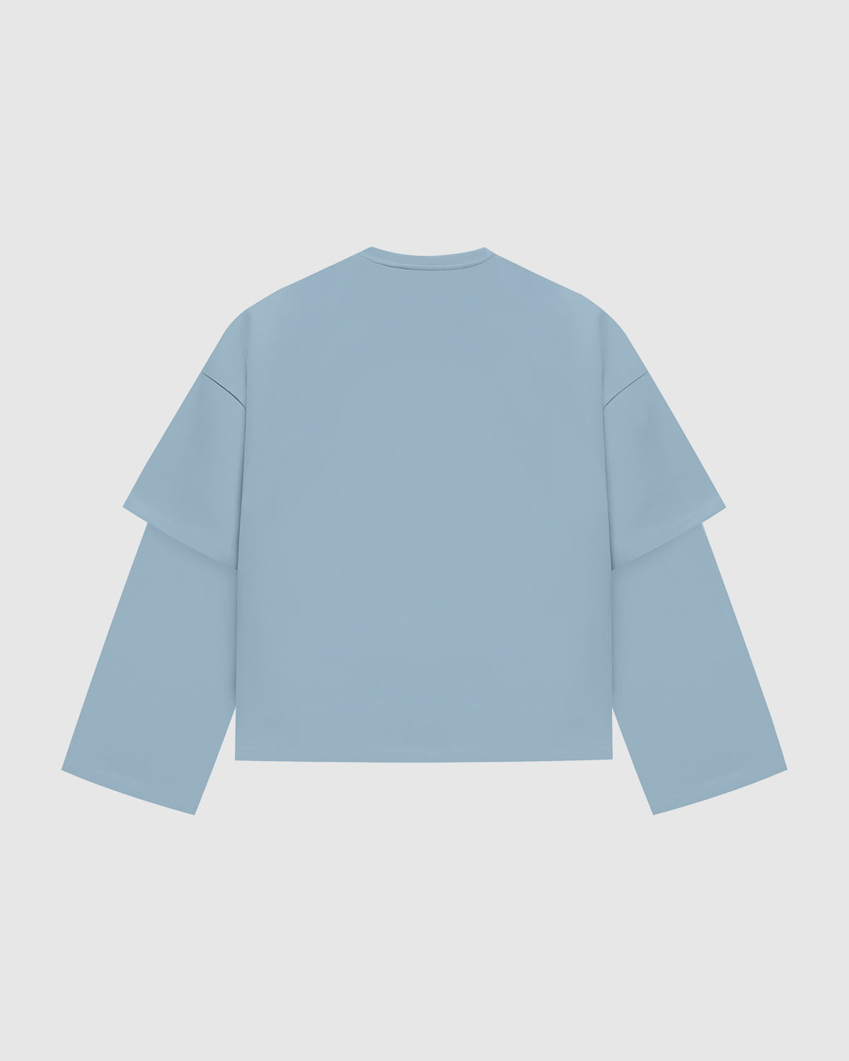 Everyday Cloudy Blue Double-Sleeve Tee