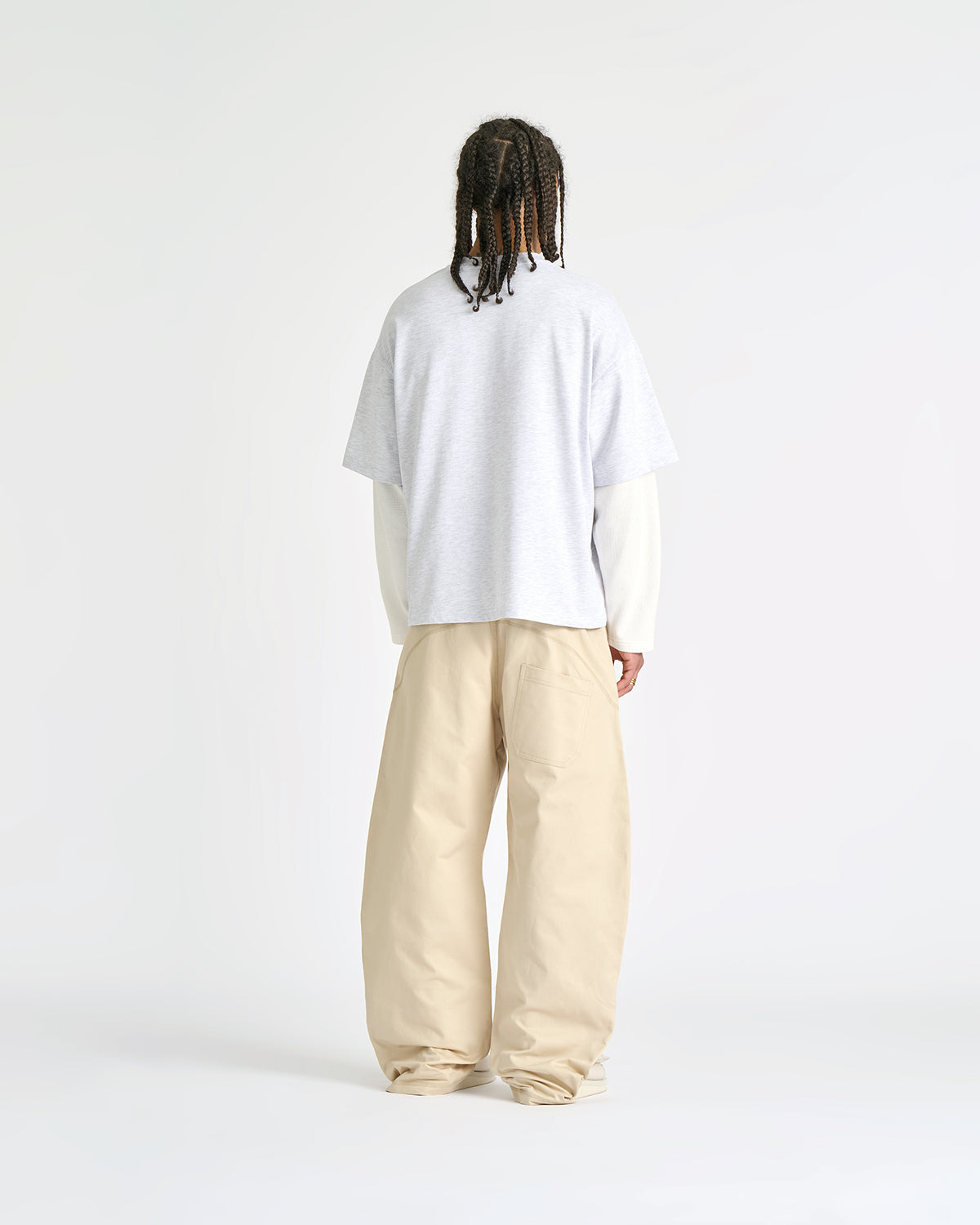 Waffle Off White Double-Sleeve Tee