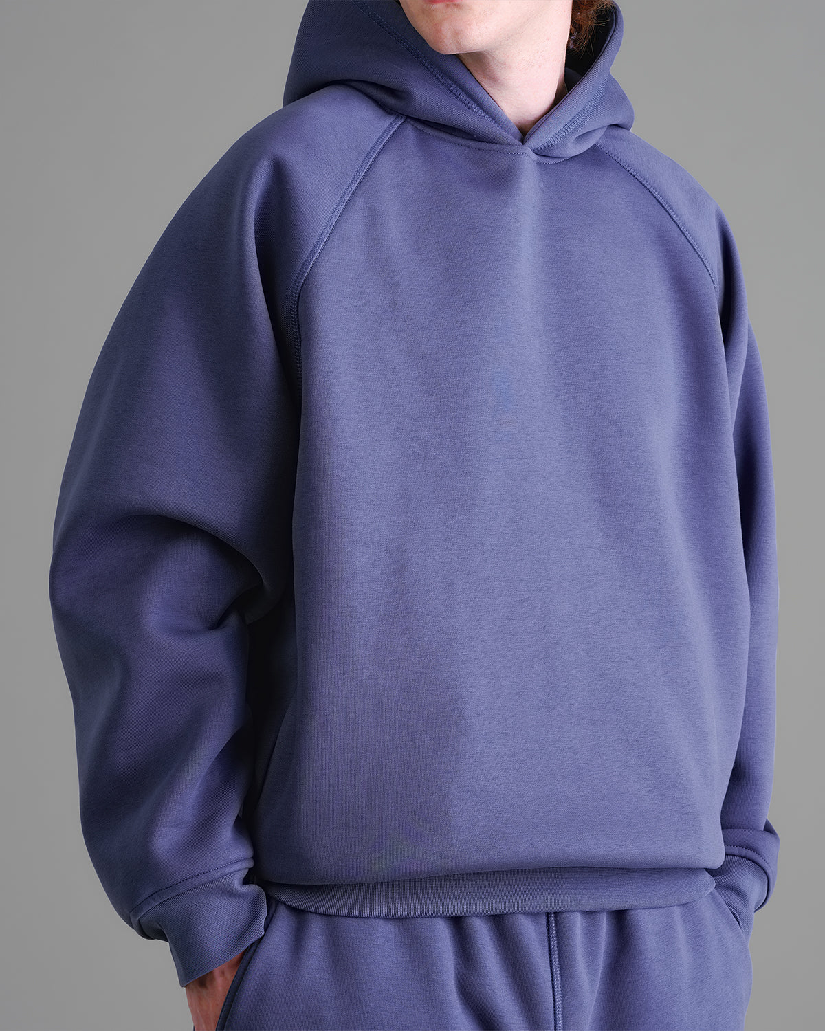 Premium 500gsm Dust Blue Hoodie