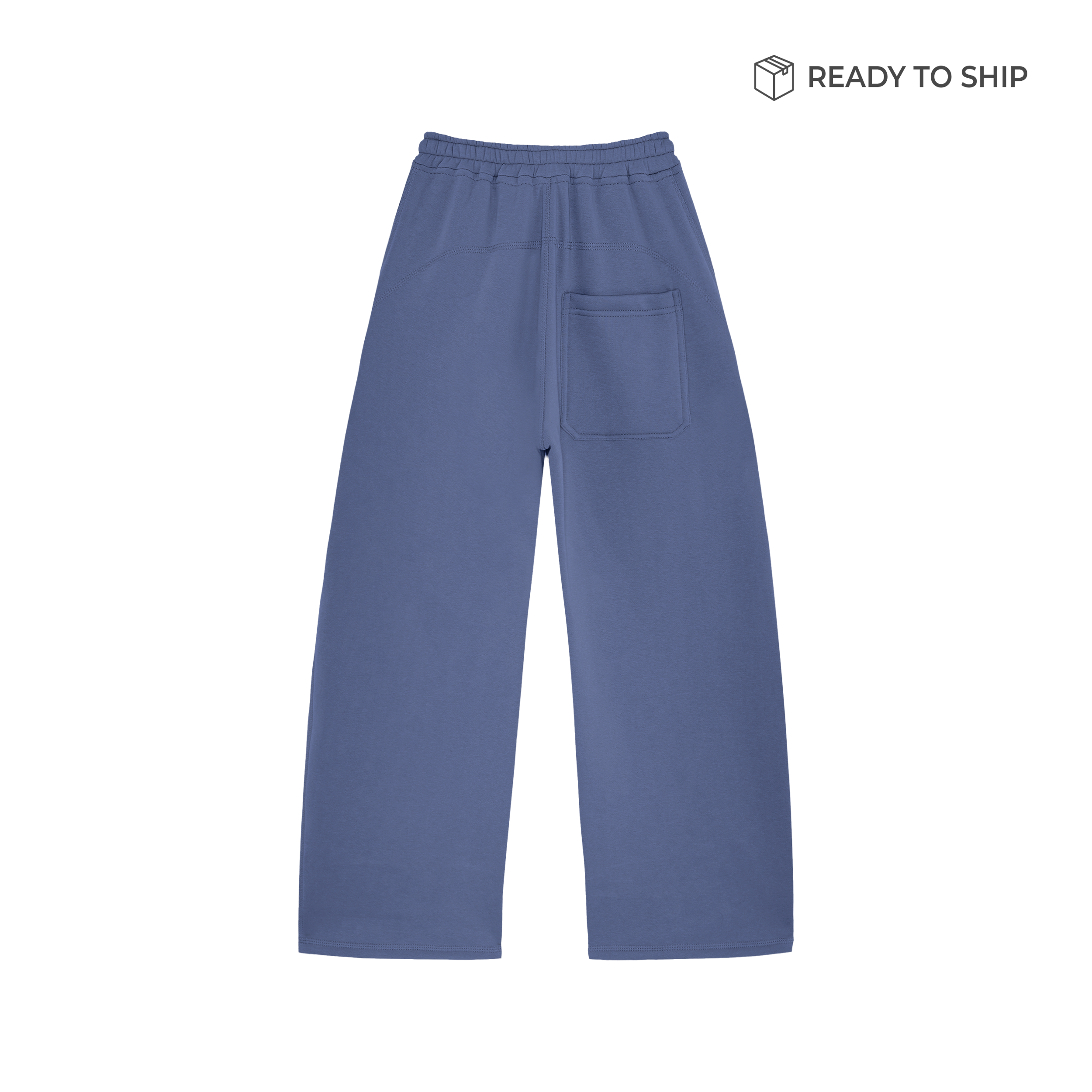 Pantaloni della tuta blu polvere Premium da 500 g/m²