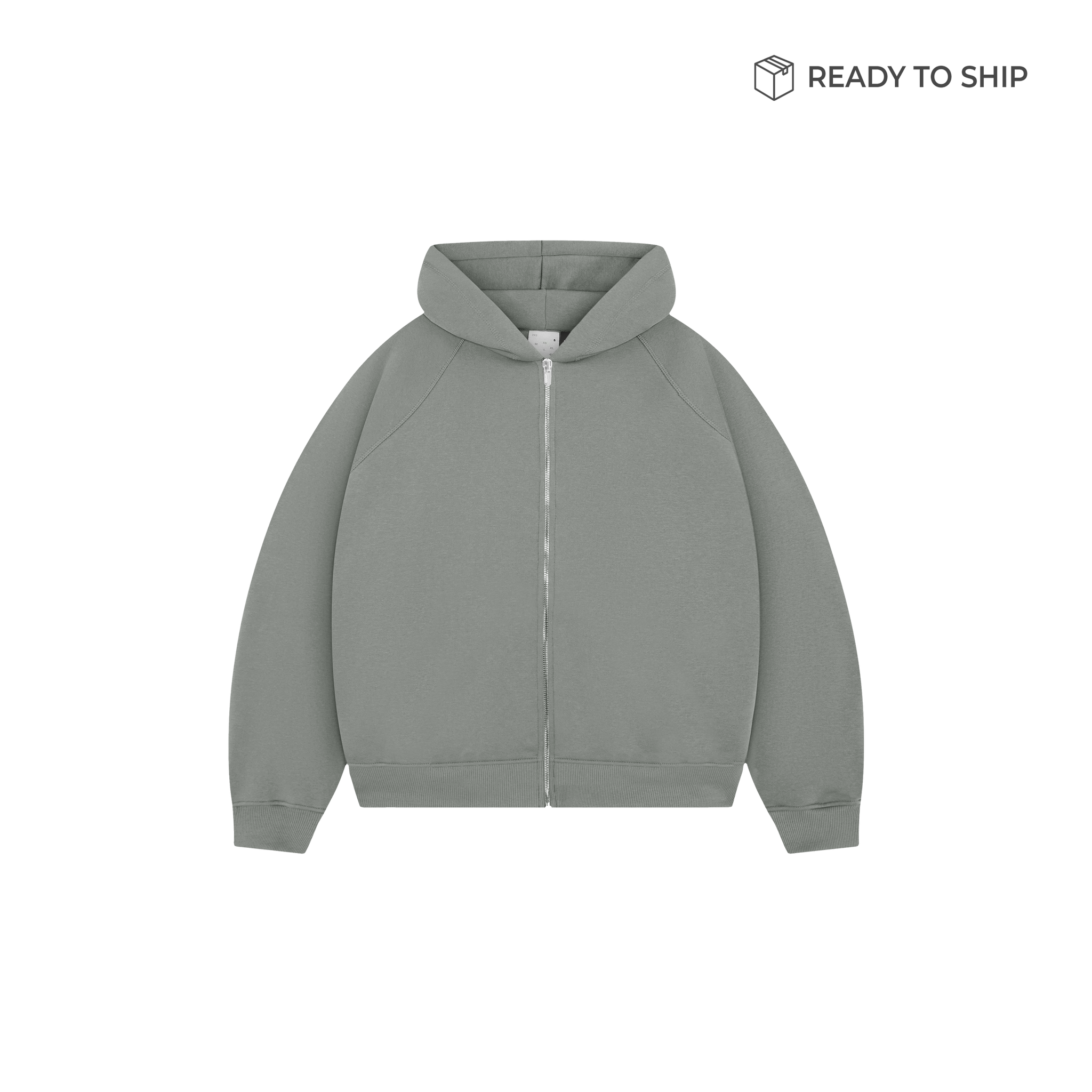 【bonnae】Dusty dot zip-up hoodie