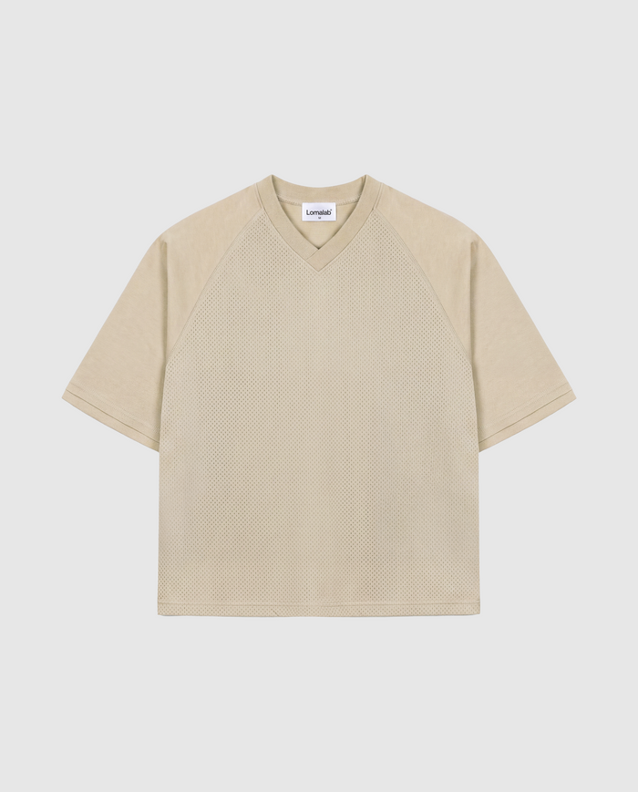 Mesh tee - Soft Sand