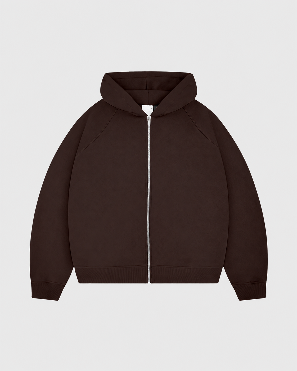Premium 500gsm Mocha Brown Zip Hoodie