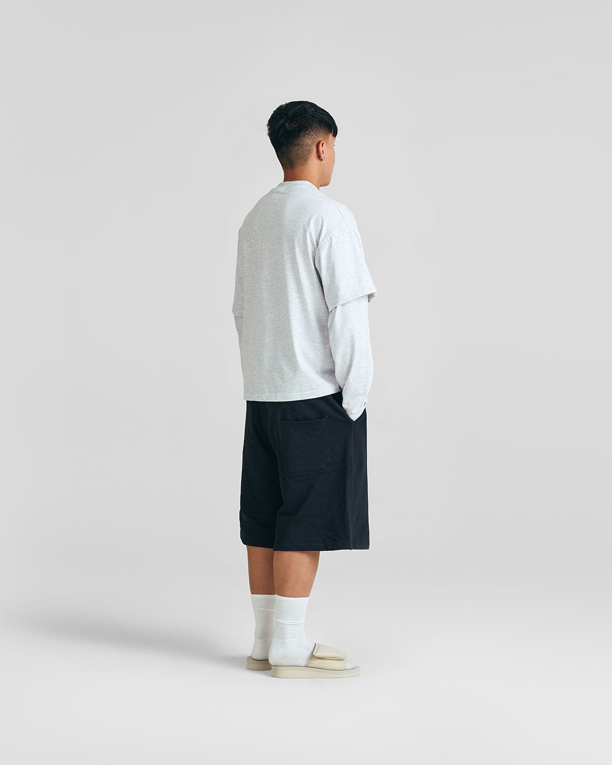 Everyday Cloudy Blue Double-Sleeve Tee