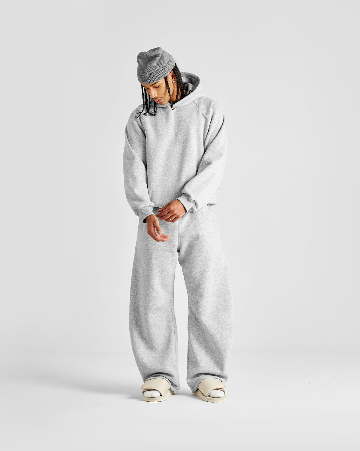 EVERYDAY GYM GREY HOODIE