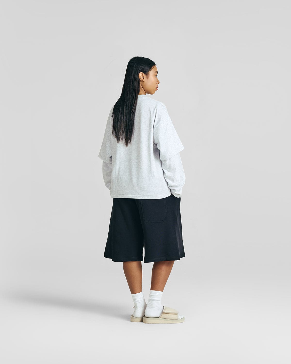 Everyday Burgundy Double-Sleeve Tee