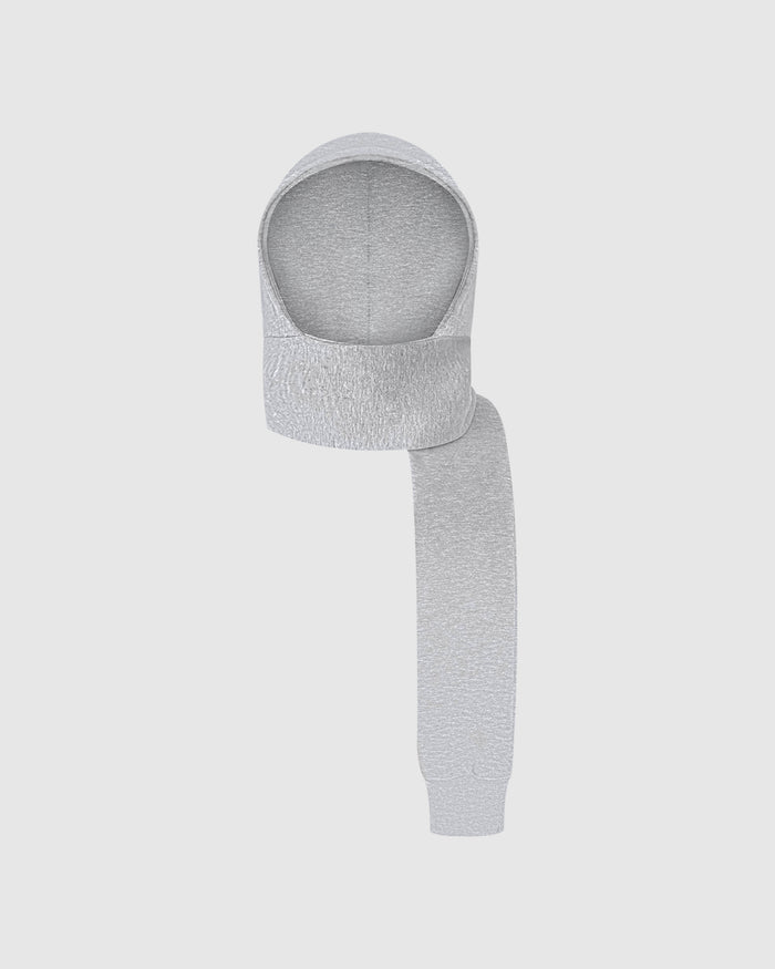Gym Grey Upcycled Hoodscarf