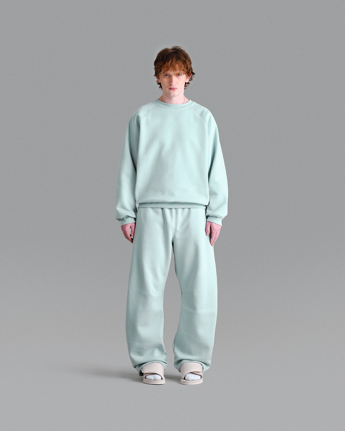 Premium 500gsm Ice Grey Sweatpants