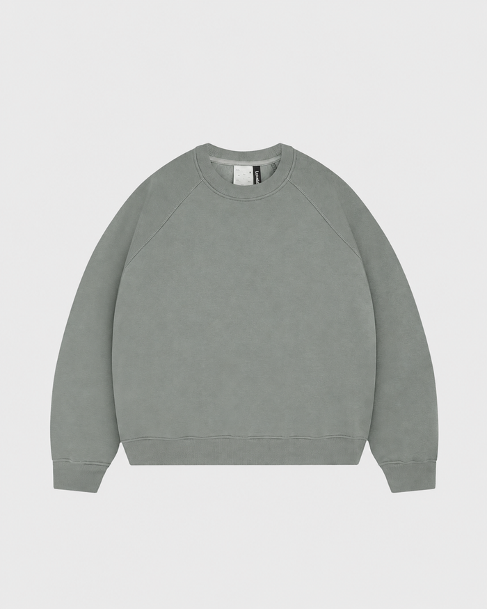 Premium 500gsm Dust Matcha Crewneck