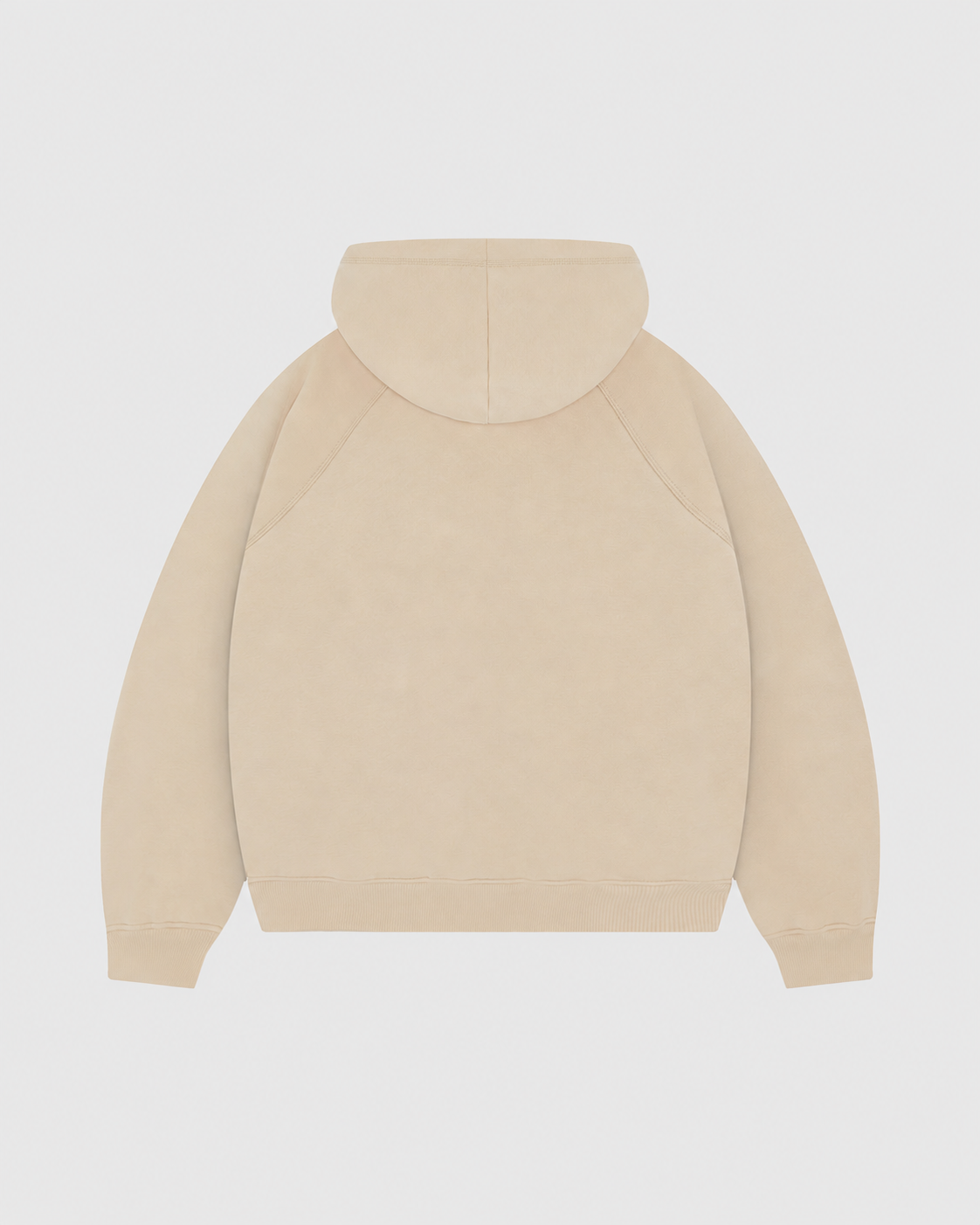 Premium 500gsm Soft Sand Zip Hoodie