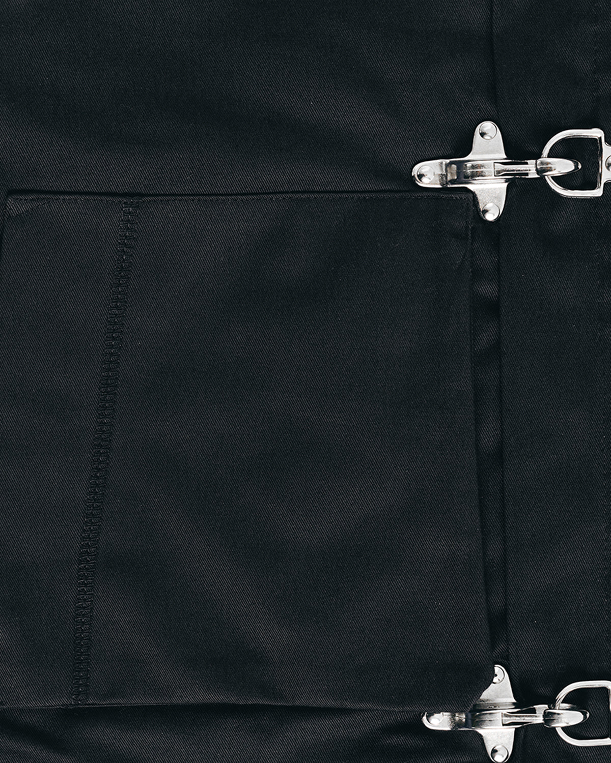 Padded Clasp Work Jacket - Jet Black