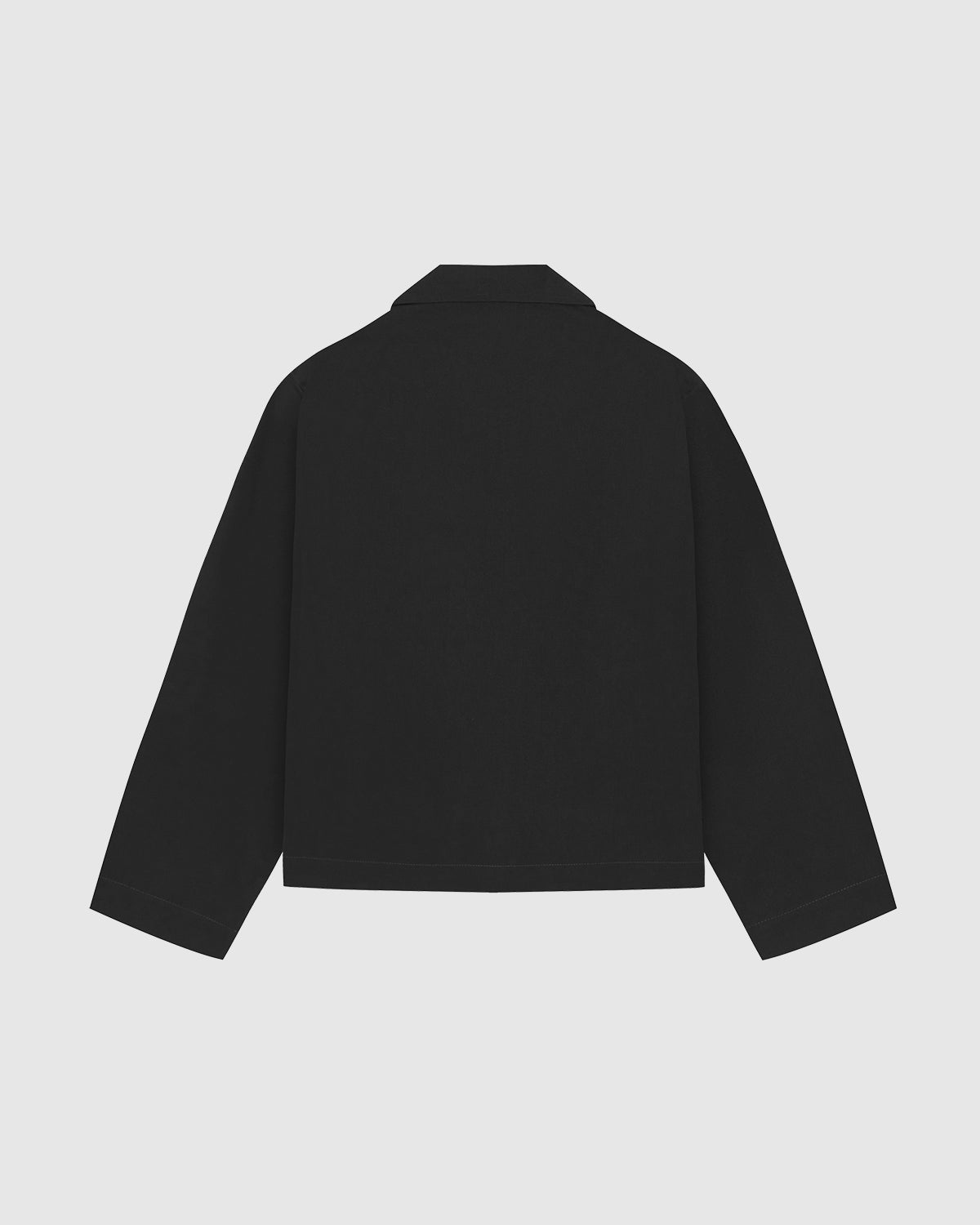 Jet Black Clasp Work Jacket