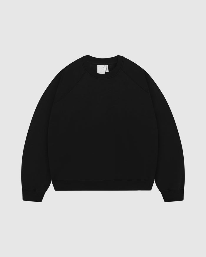 EVERYDAY JET BLACK CREWNECK
