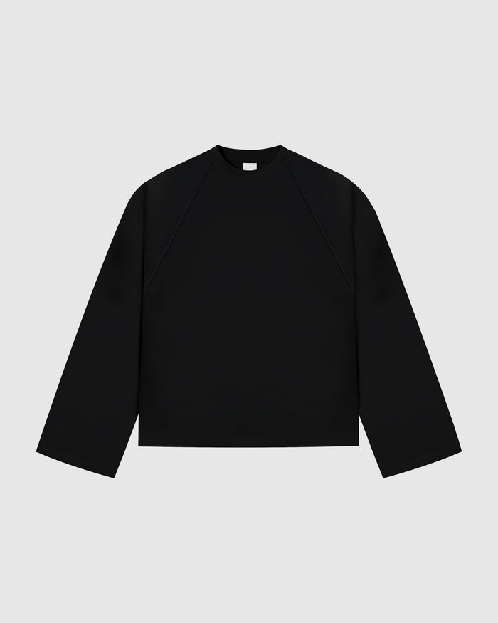 Everyday Jet Black Longsleeve Tee