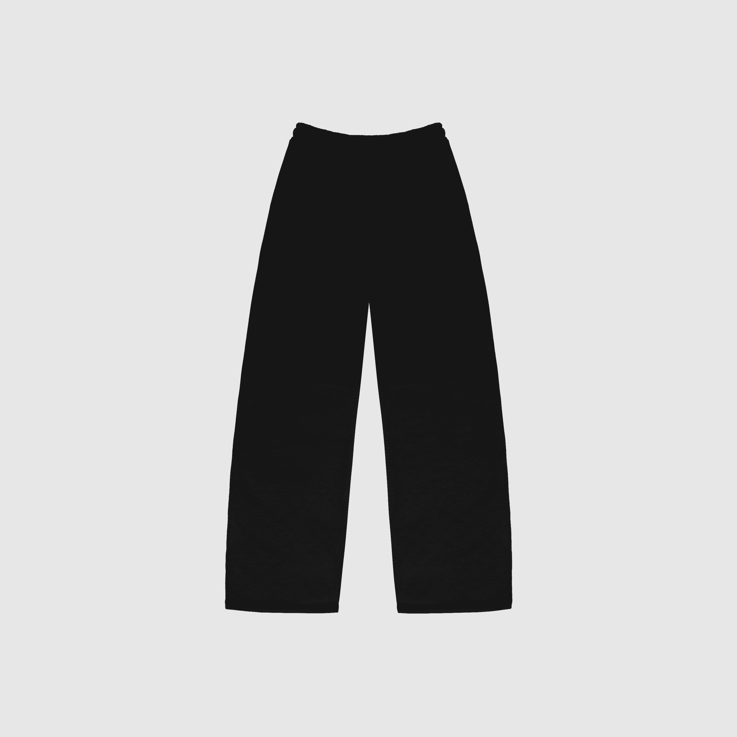 Jet Black Bulk Sweatpants