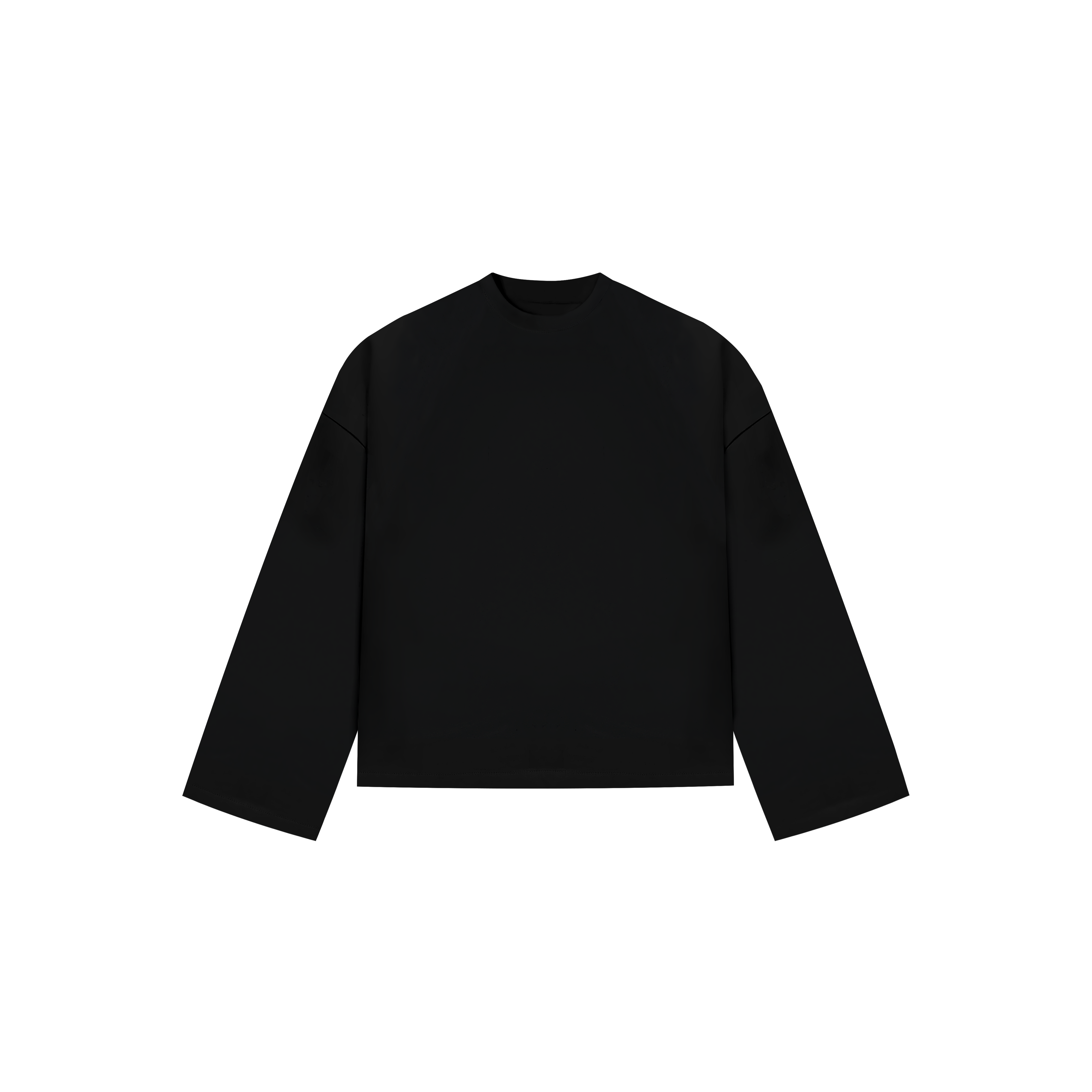 Heavyweight Jet Black Longsleeve