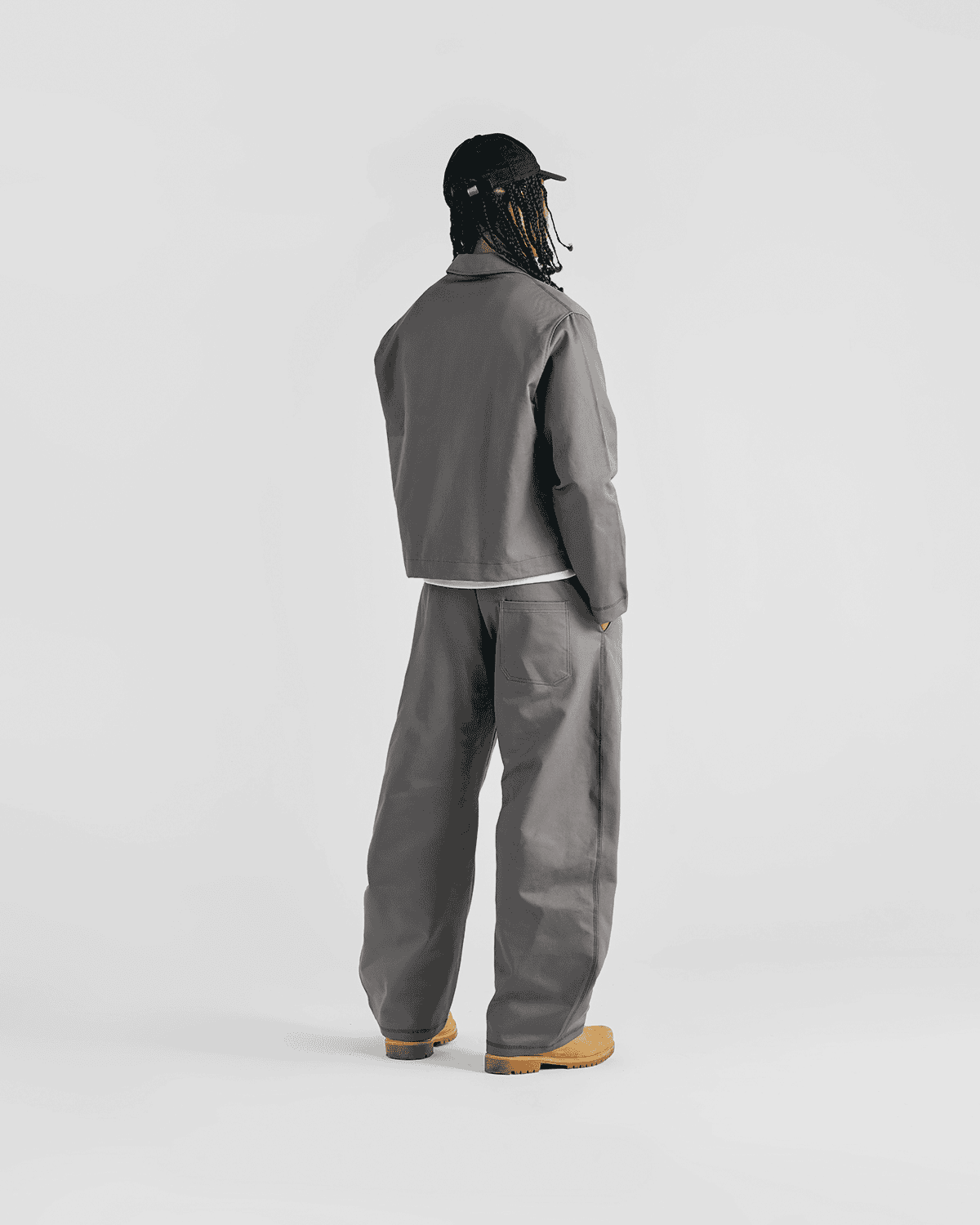 Work Jacket Lead Grey