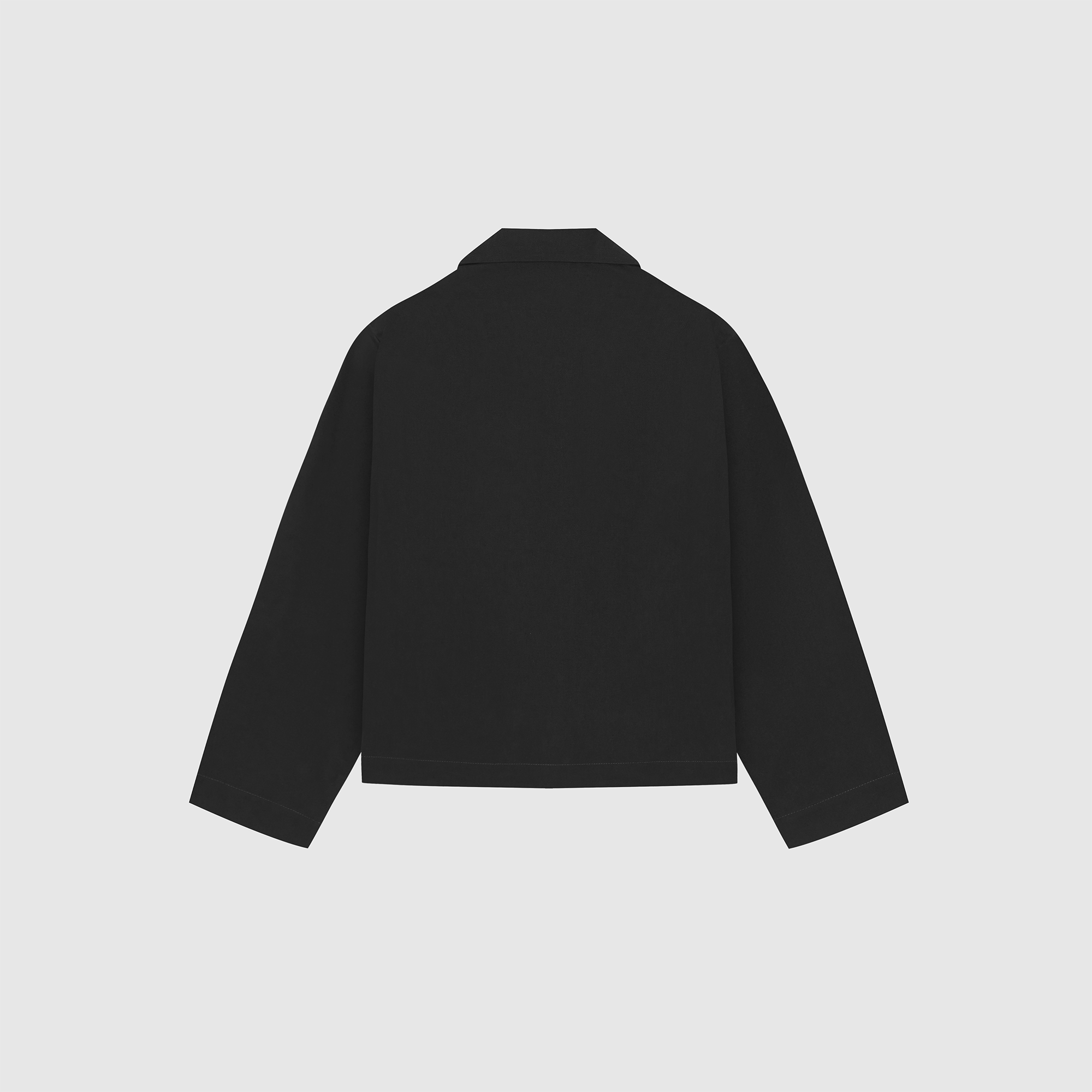Jet Black Clasp Work Jacket