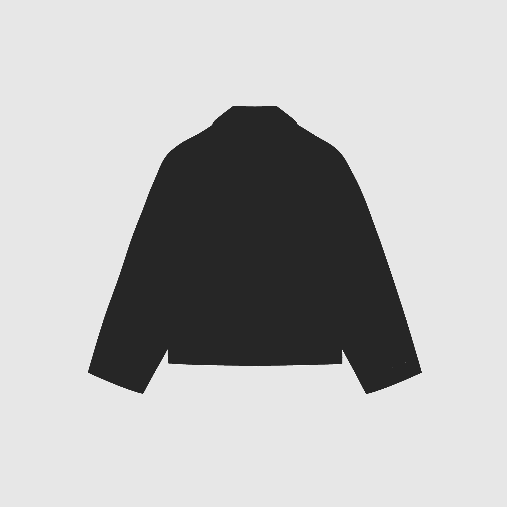 Jet Black Clasp Work Jacket