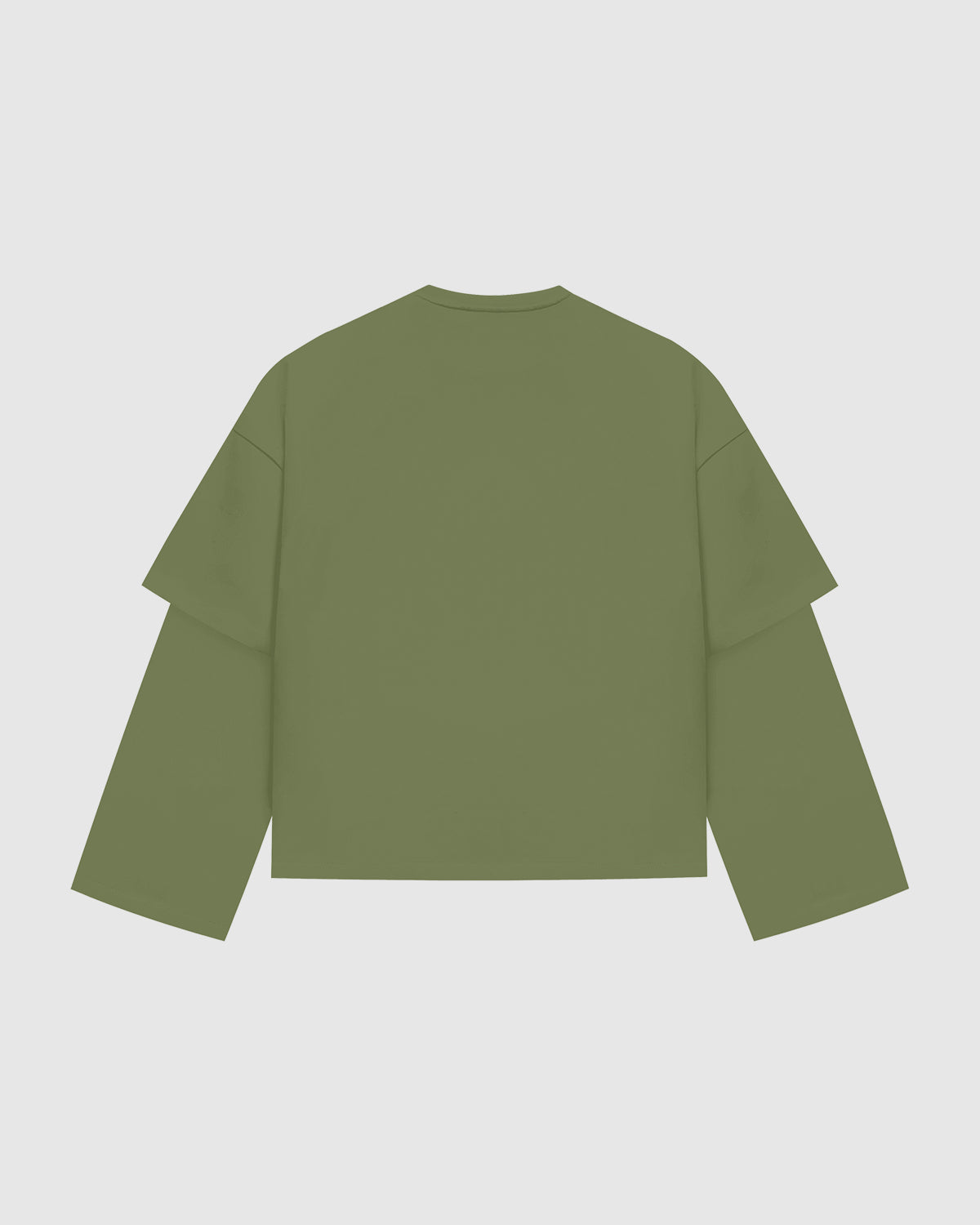 Everyday Matcha Green Double-Sleeve Tee