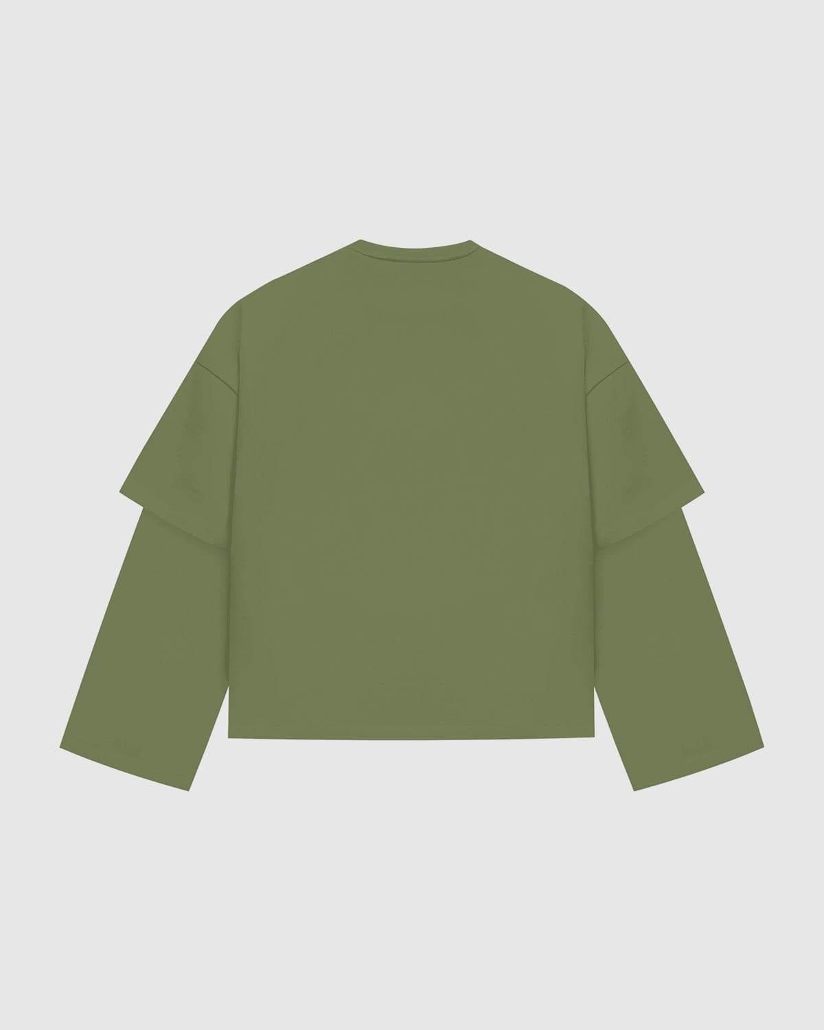 Everyday Matcha Green Double-Sleeve Tee