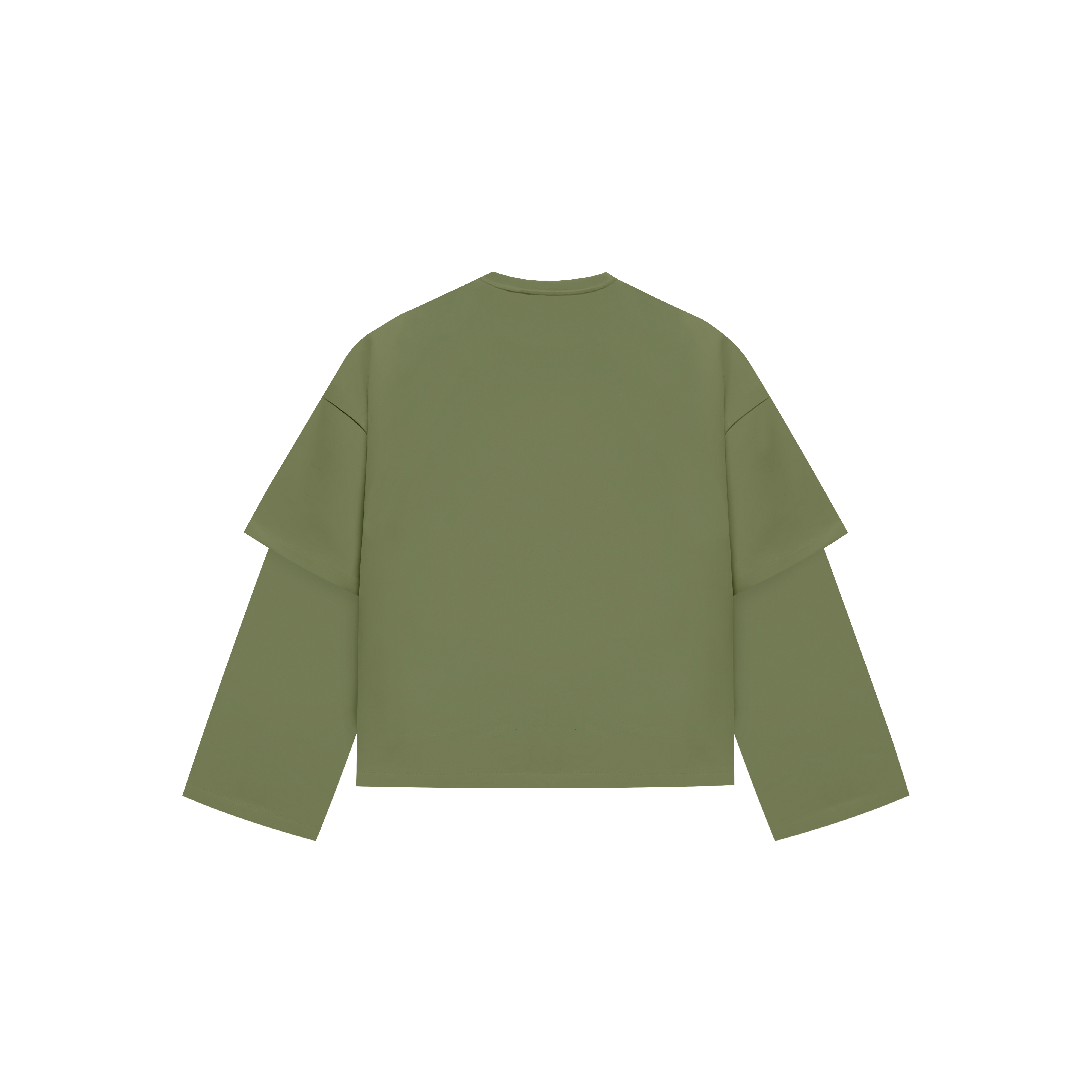 Everyday Matcha Green Double-Sleeve Tee