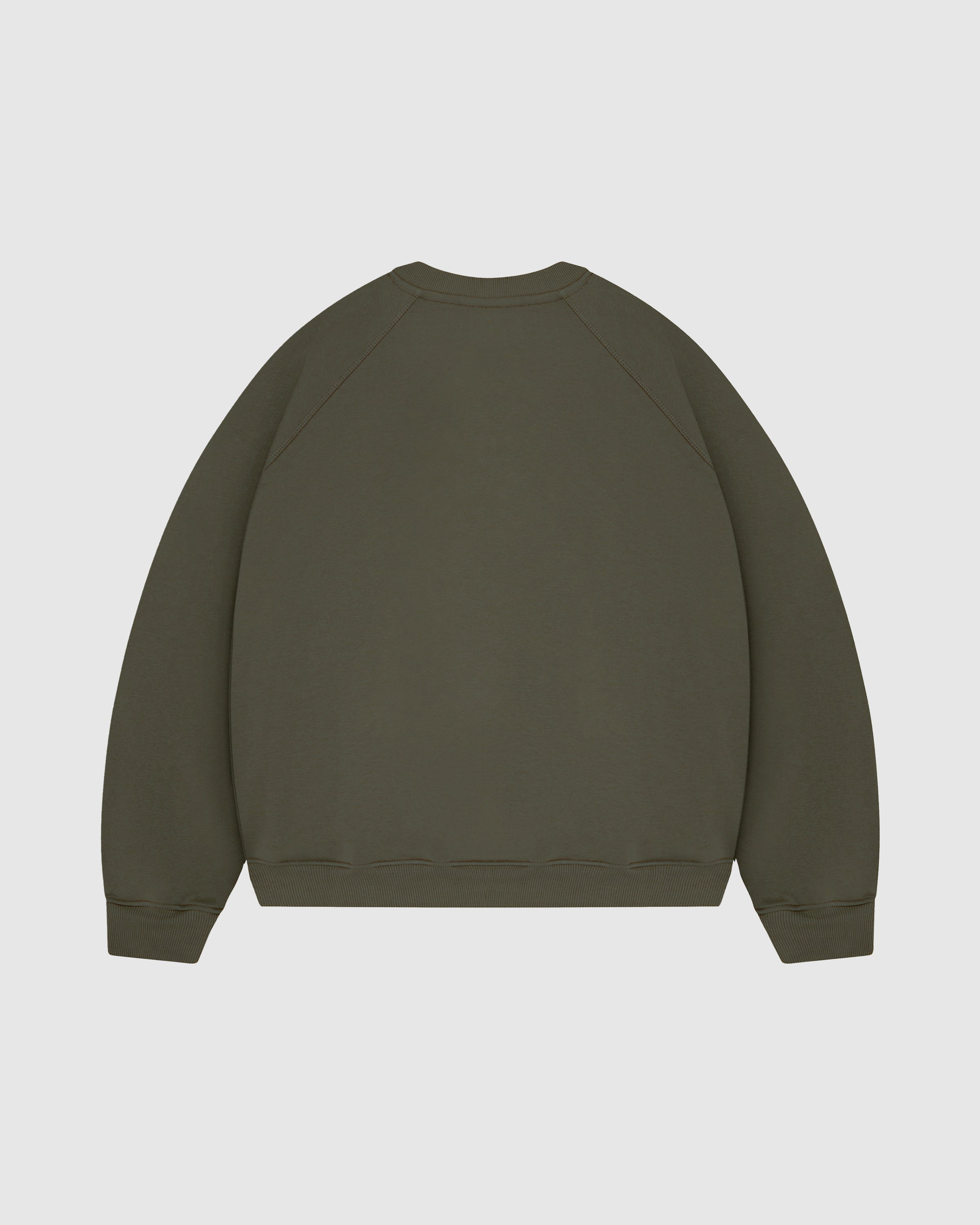 EVERYDAY MILITARY GREEN CREWNECK