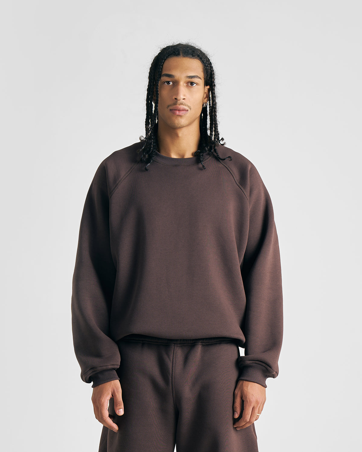 EVERYDAY MOCHA BROWN CREWNECK