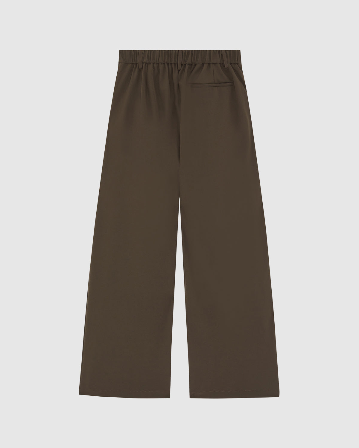 Mocha Brown Everyday Pleated Pants