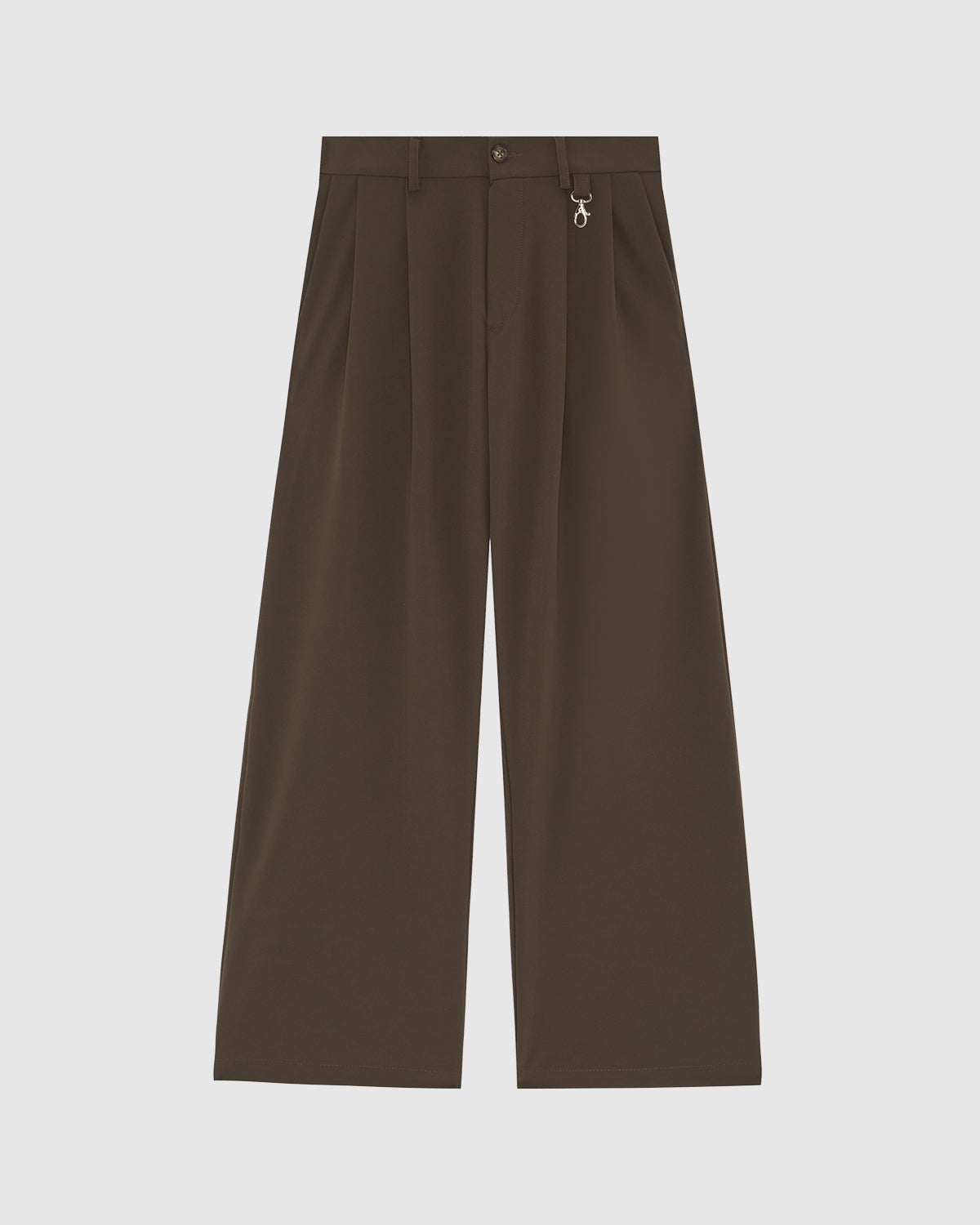 Mocha Brown Everyday Pleated Pants