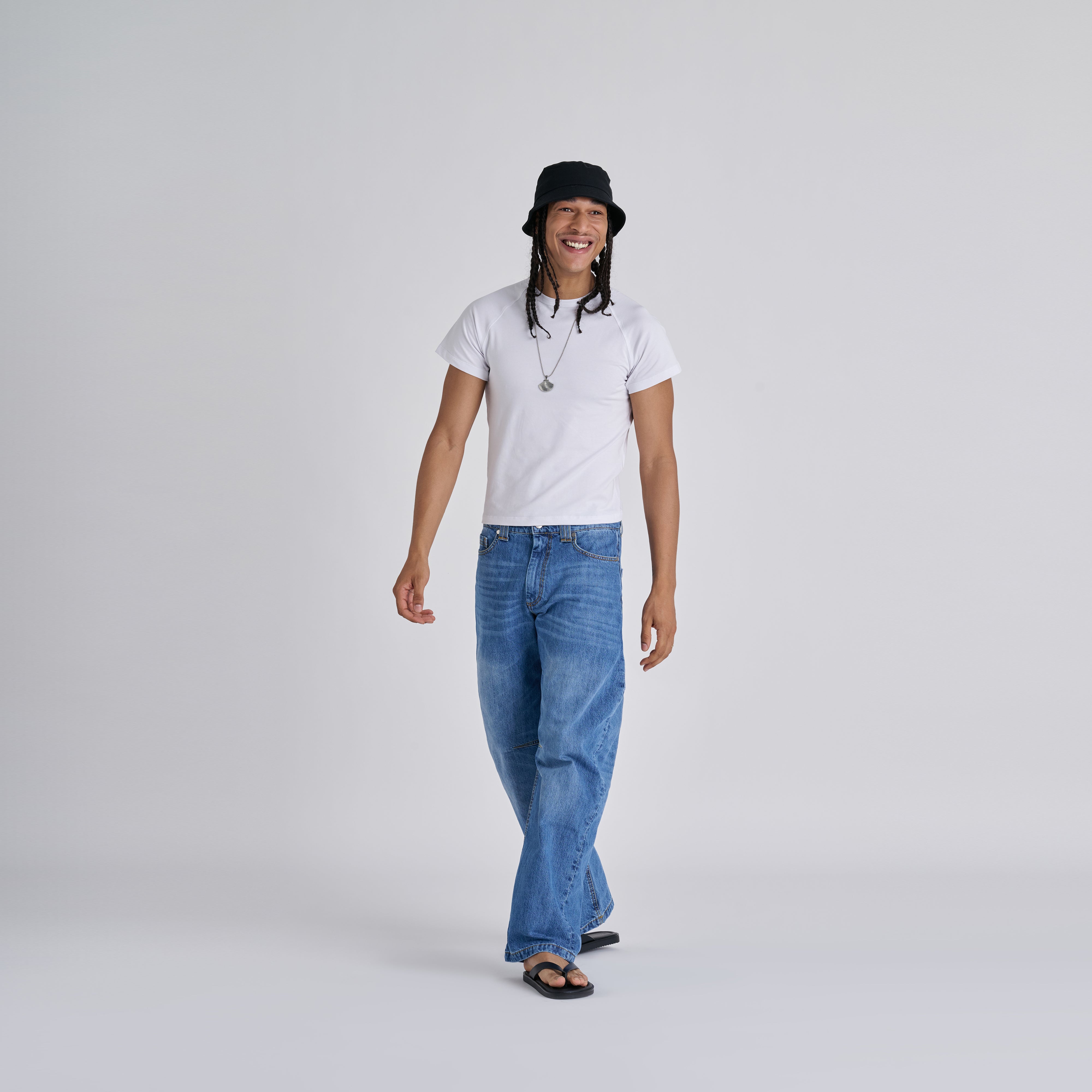 Fitted tee - Optical White