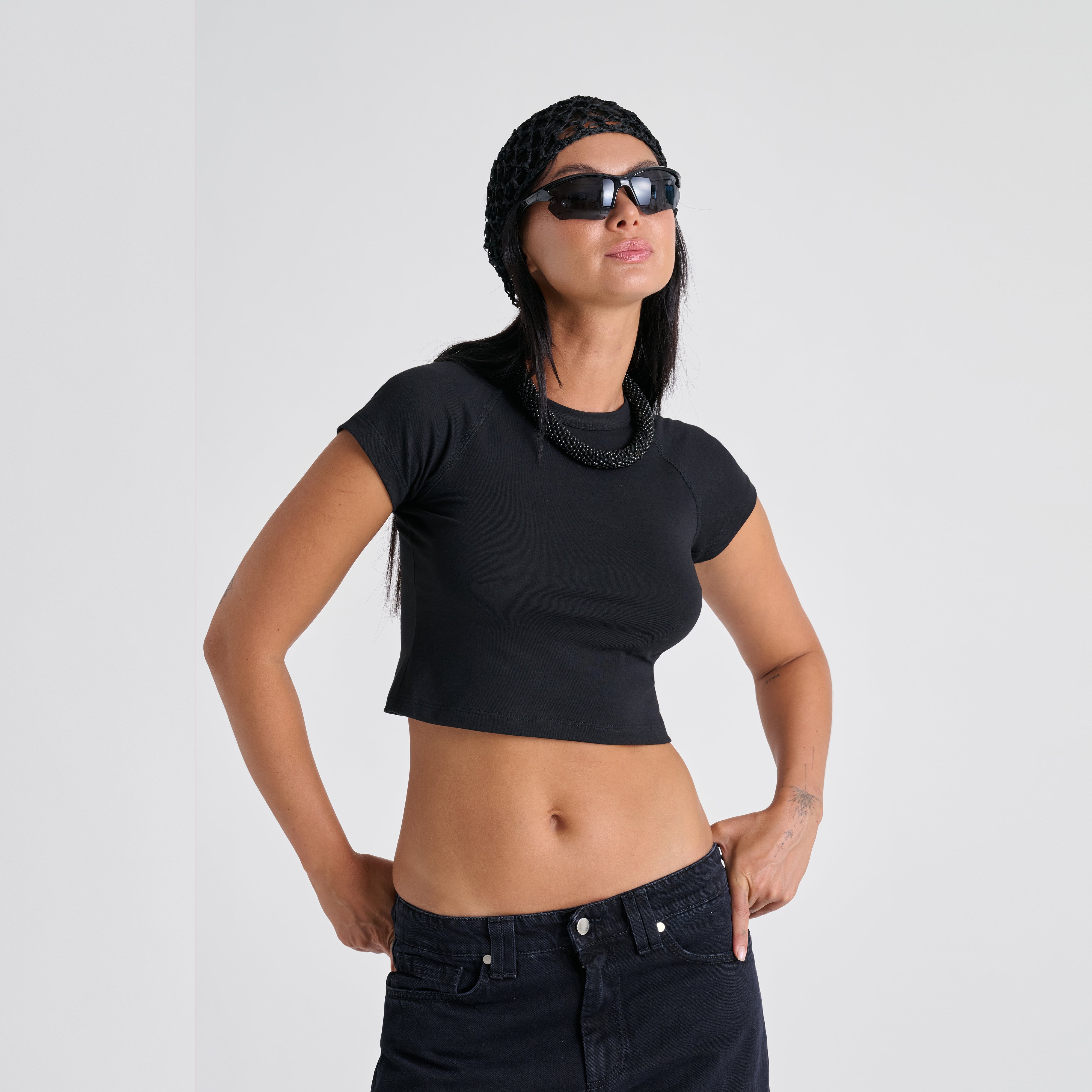 Baby Tee - Jet Black