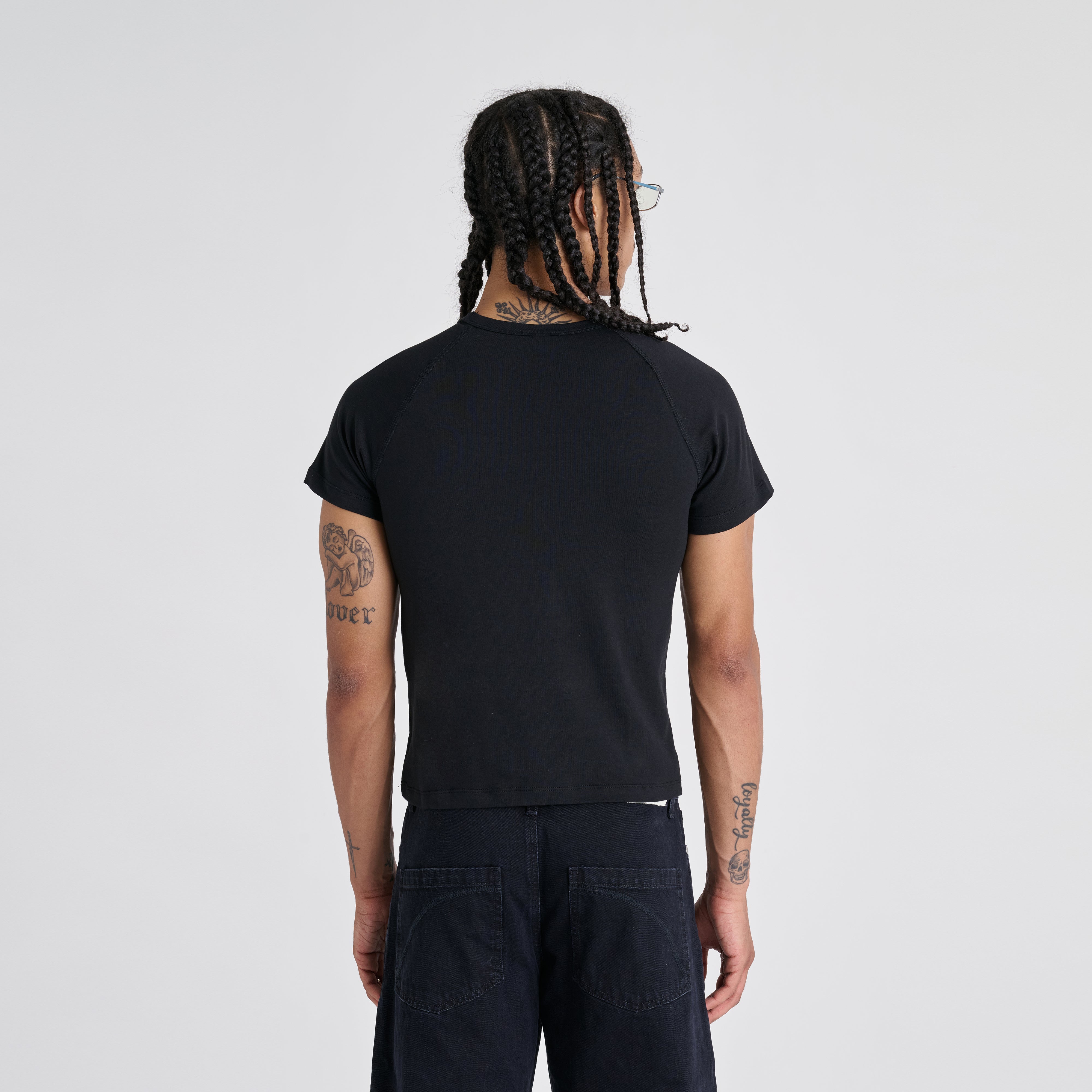 Fitted Tee - Jet Black