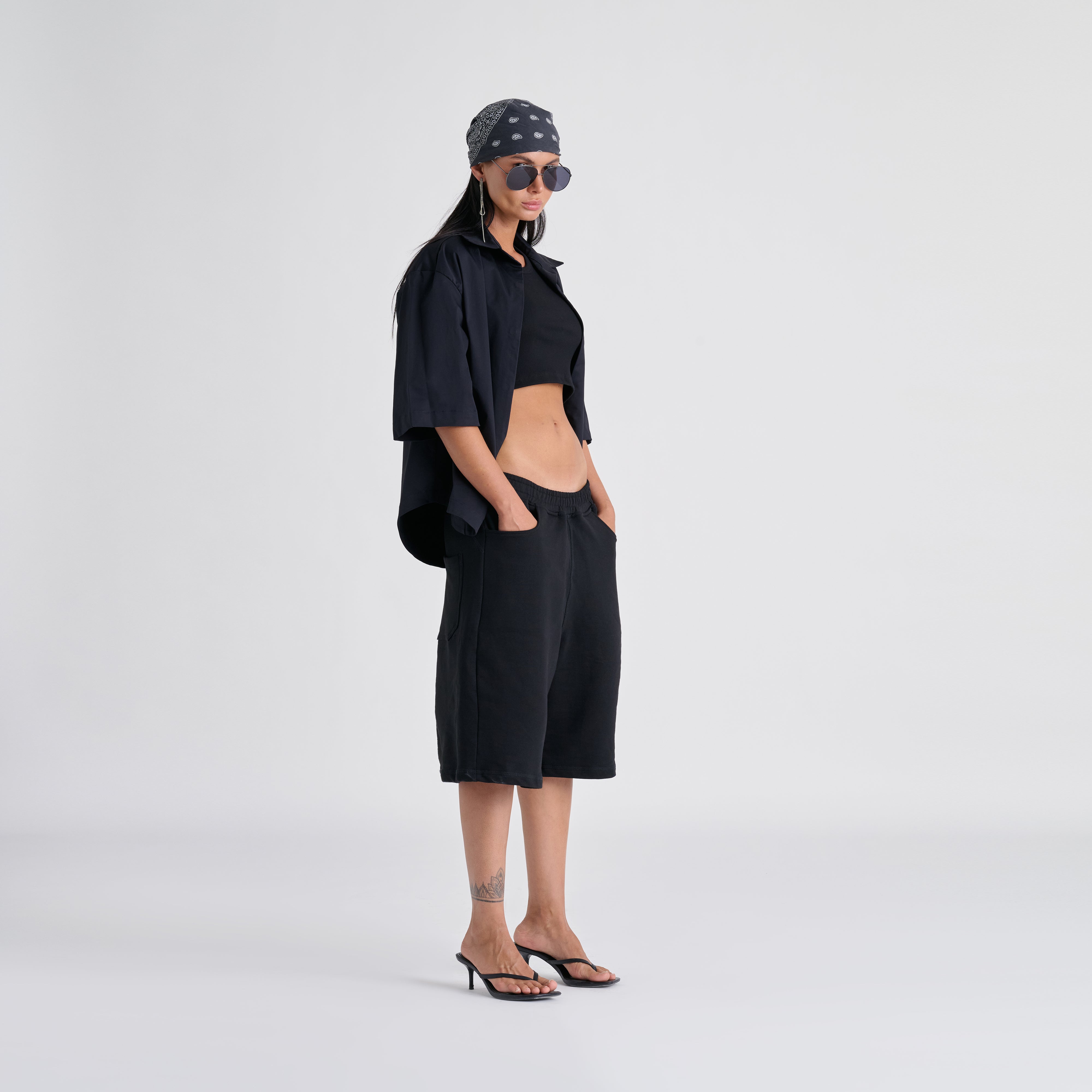 Everyday Cozy Shorts - Jet Black