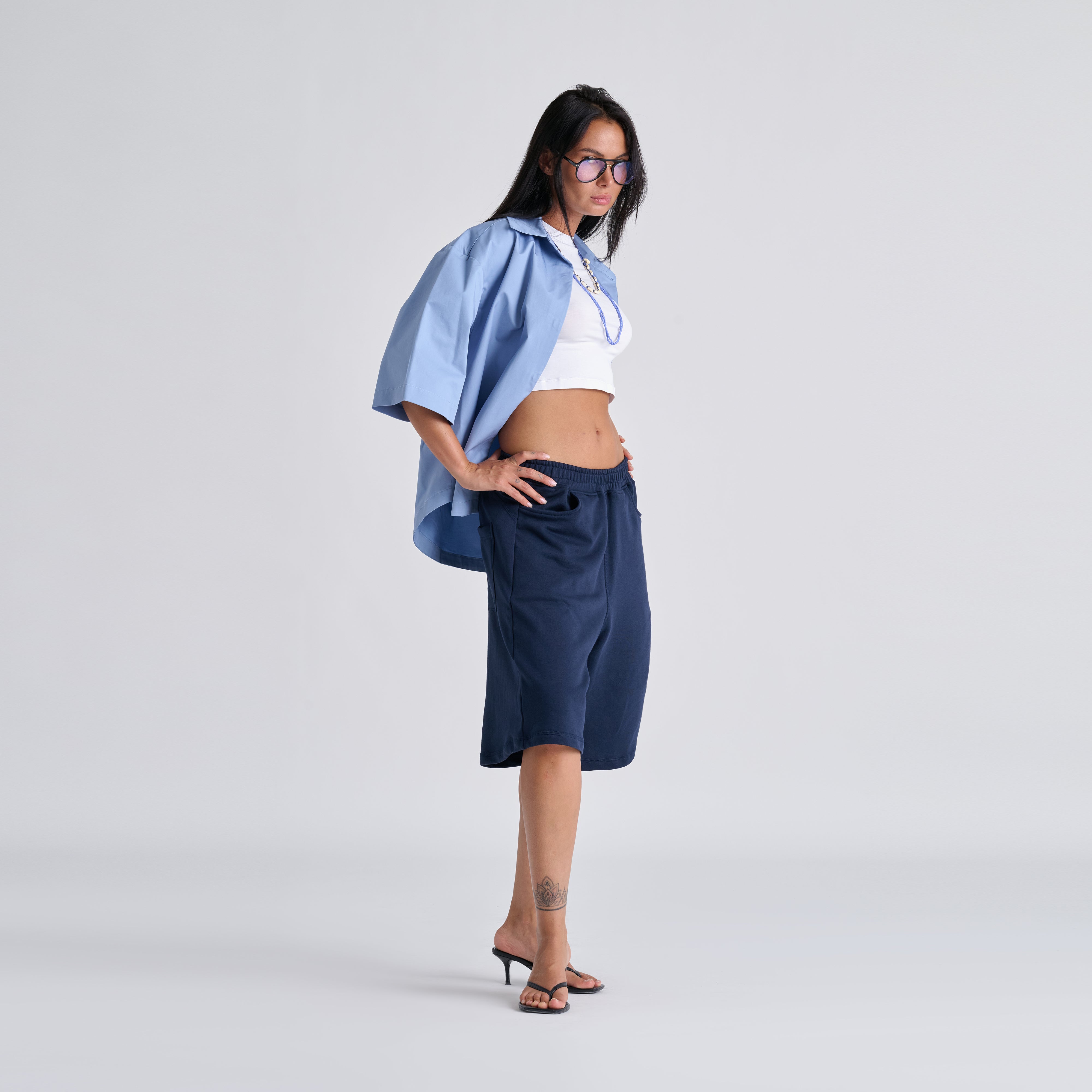 Everyday Cozy Shorts - Blue Navy