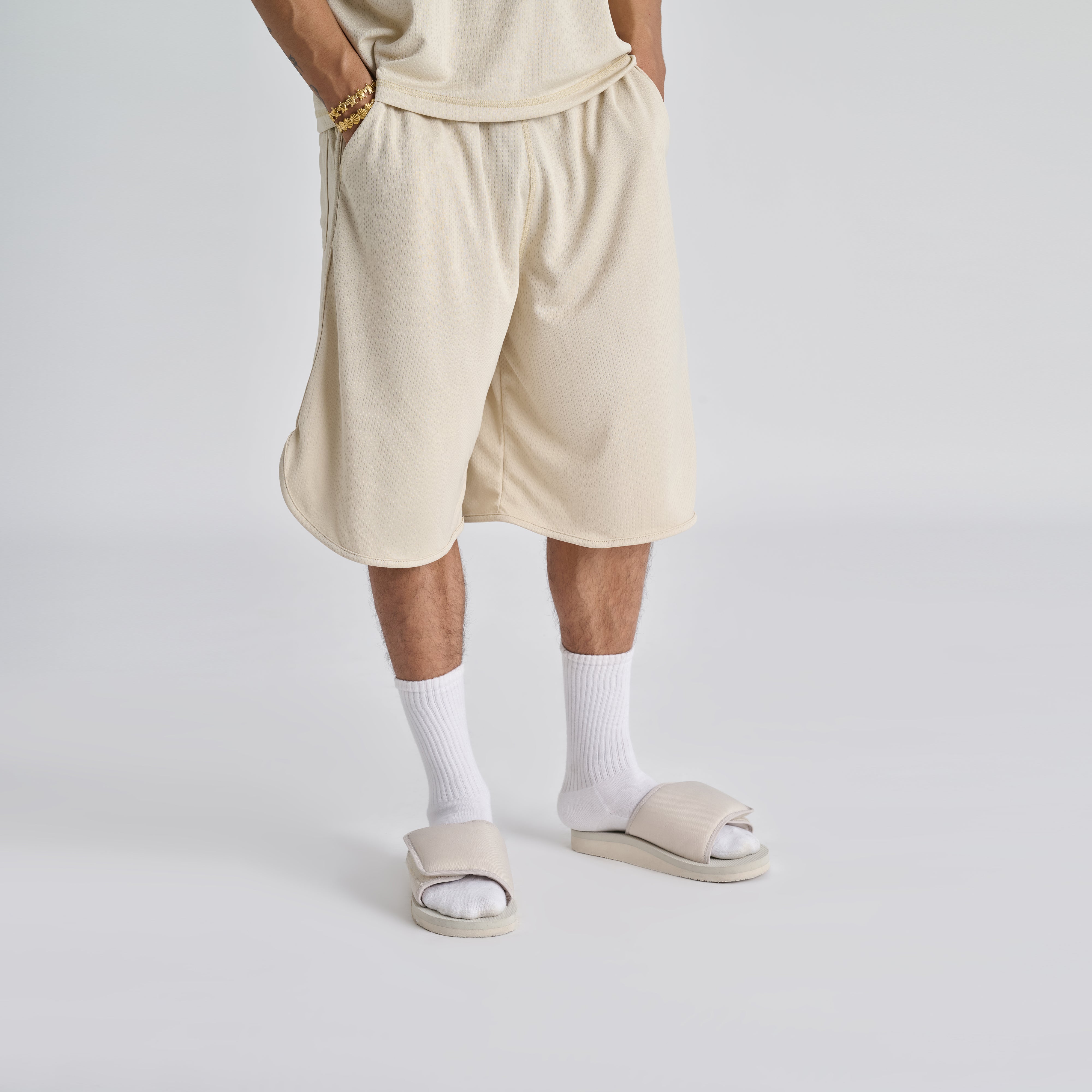 Mesh Shorts - Soft Sand